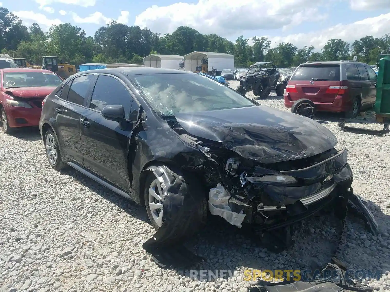 1 Photograph of a damaged car 5YFEPRAE5LP006354 TOYOTA COROLLA 2020