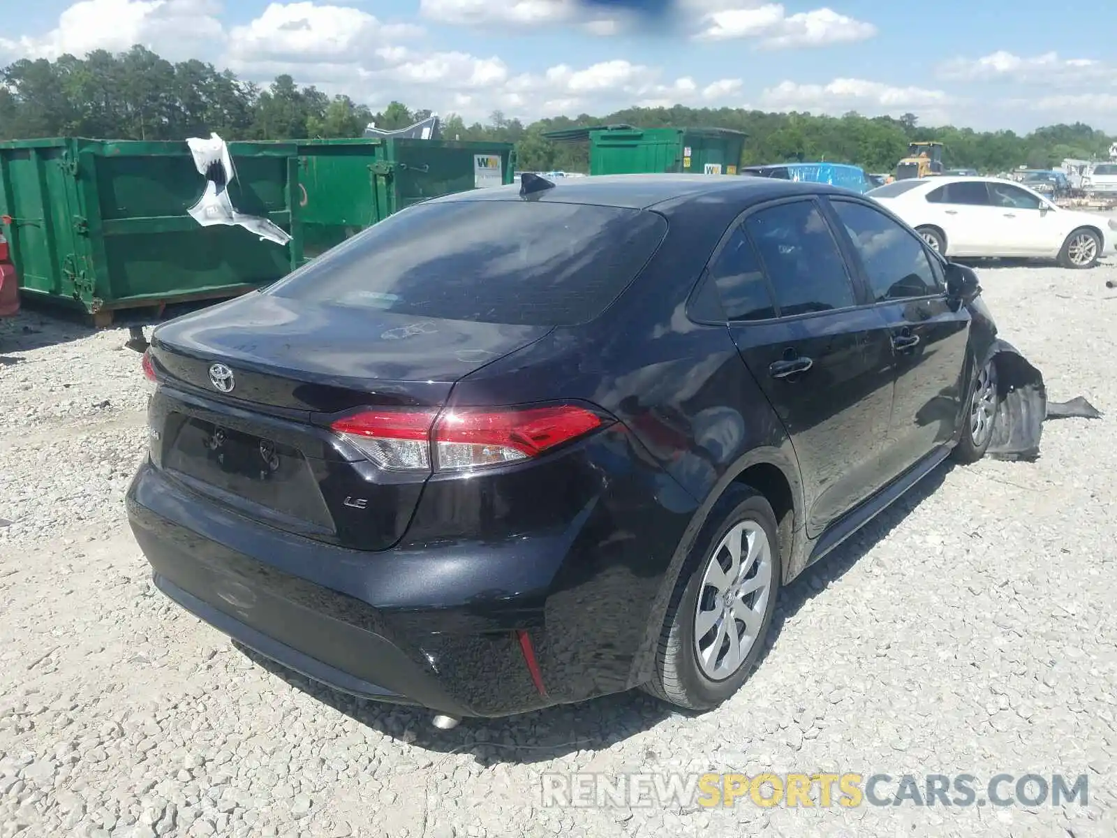 4 Фотография поврежденного автомобиля 5YFEPRAE5LP006354 TOYOTA COROLLA 2020