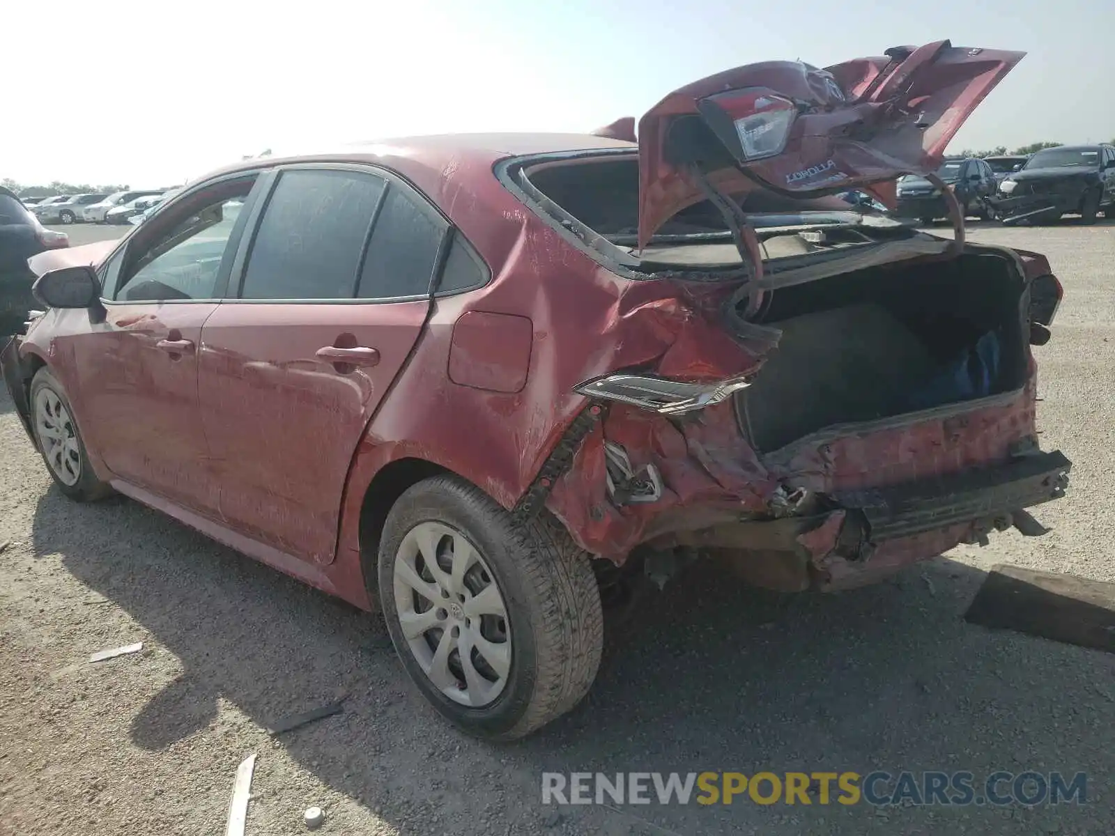 3 Photograph of a damaged car 5YFEPRAE5LP007407 TOYOTA COROLLA 2020