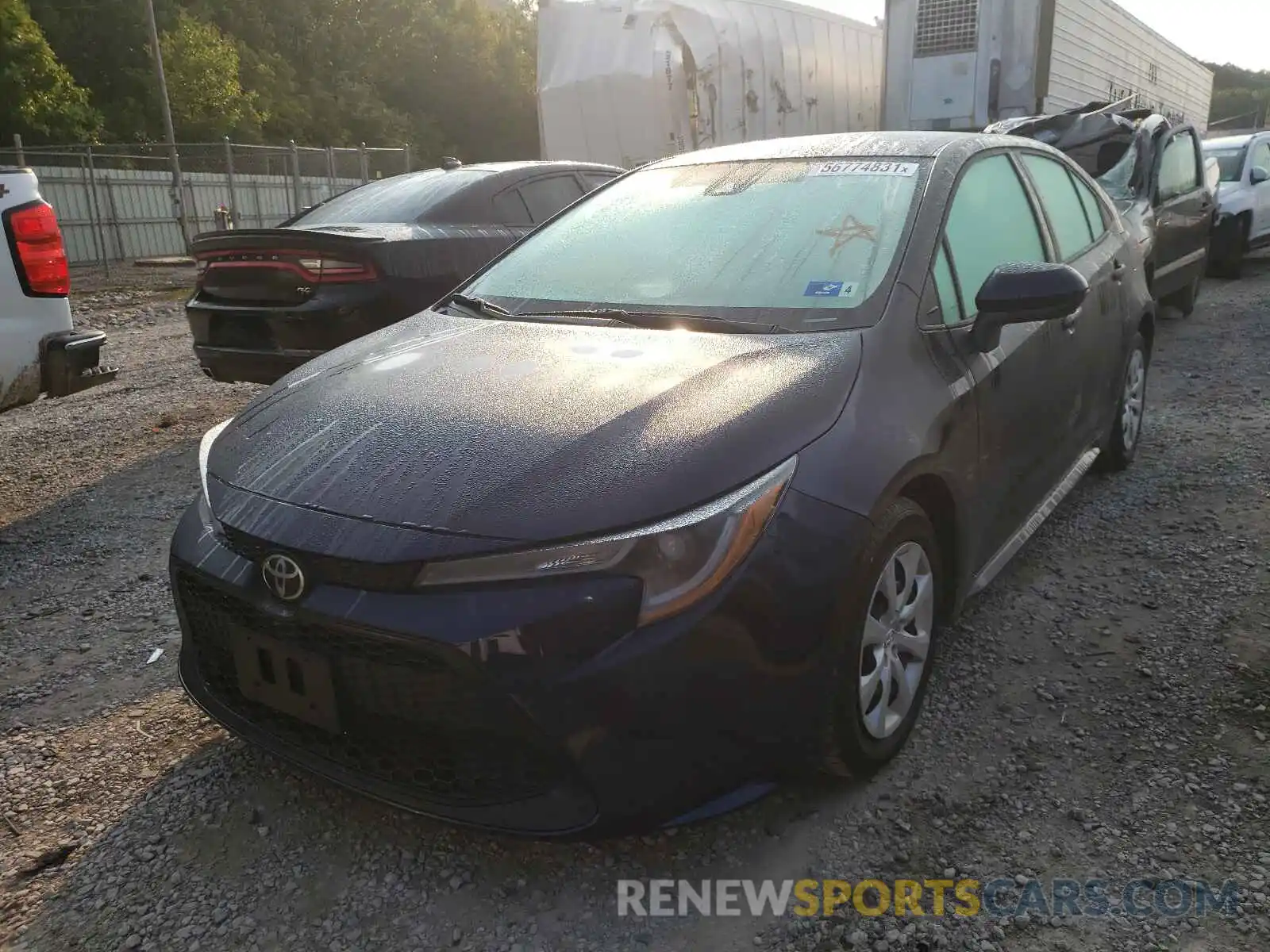 2 Photograph of a damaged car 5YFEPRAE5LP007780 TOYOTA COROLLA 2020