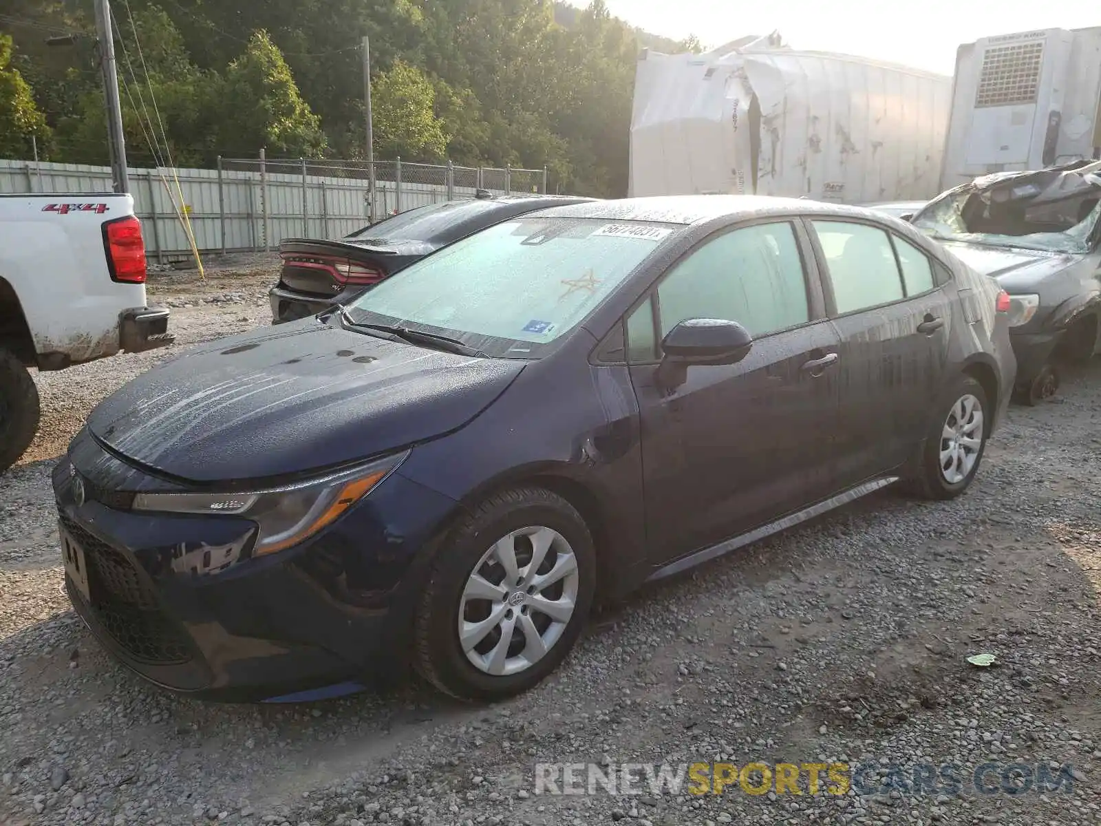 9 Photograph of a damaged car 5YFEPRAE5LP007780 TOYOTA COROLLA 2020