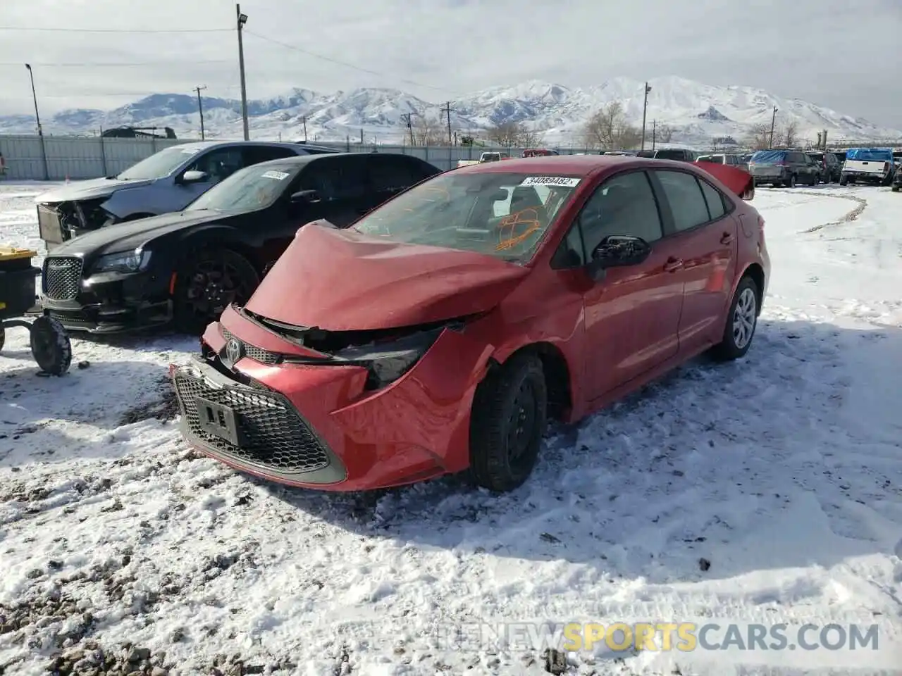 2 Photograph of a damaged car 5YFEPRAE5LP008461 TOYOTA COROLLA 2020