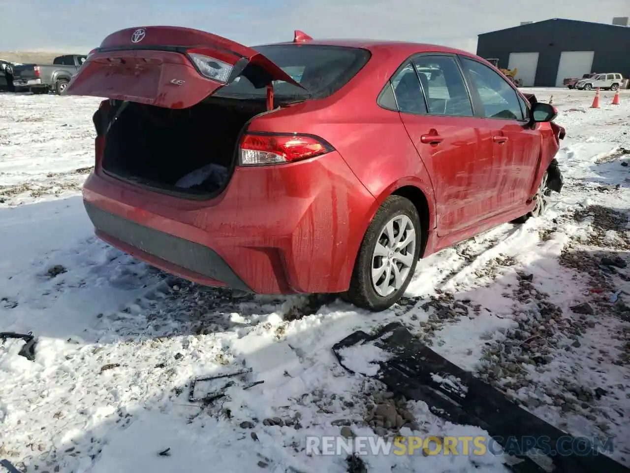 4 Photograph of a damaged car 5YFEPRAE5LP008461 TOYOTA COROLLA 2020