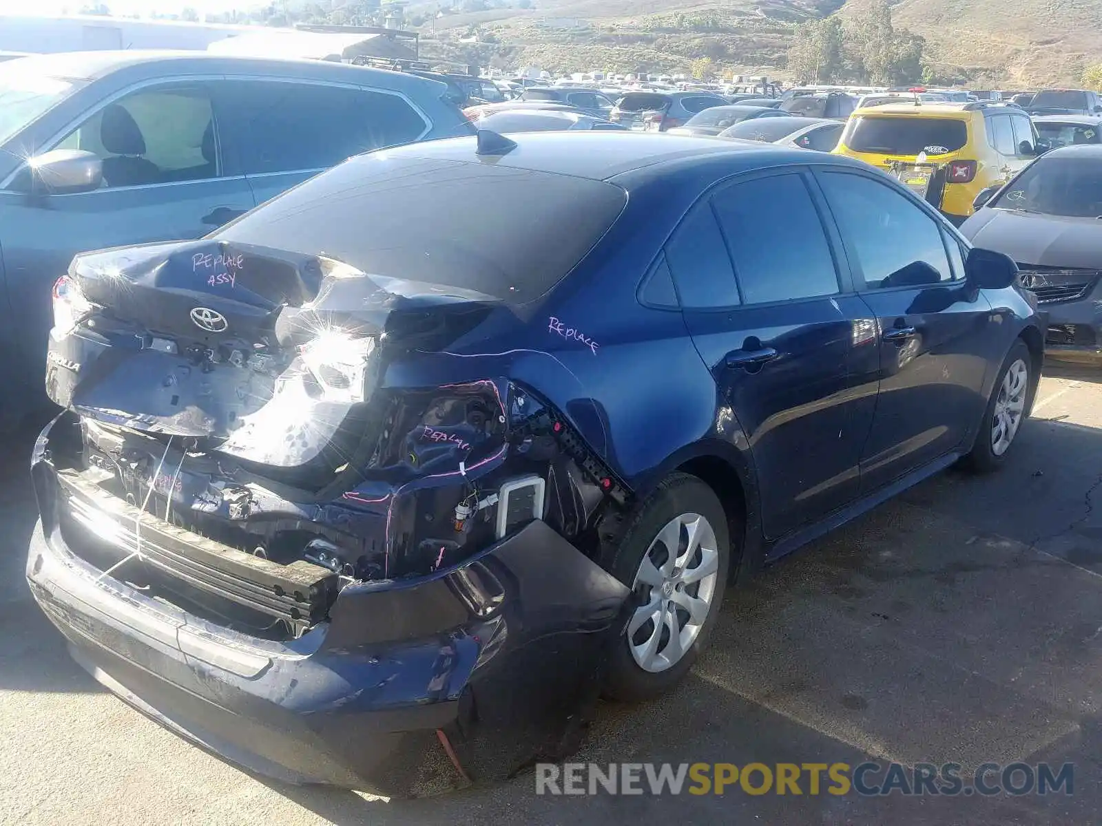 4 Photograph of a damaged car 5YFEPRAE5LP010985 TOYOTA COROLLA 2020