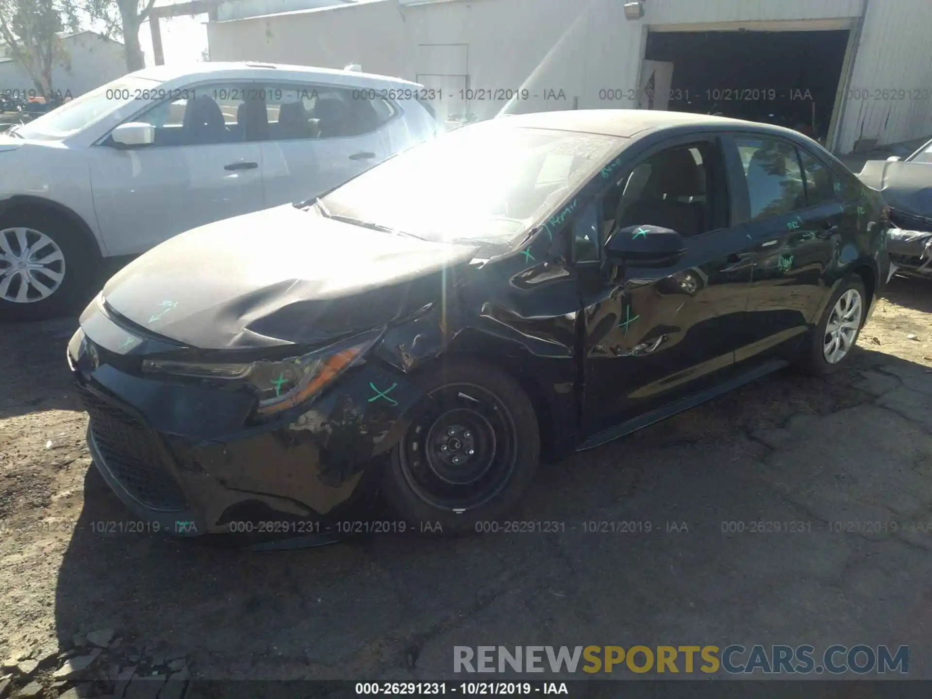 2 Photograph of a damaged car 5YFEPRAE5LP011683 TOYOTA COROLLA 2020