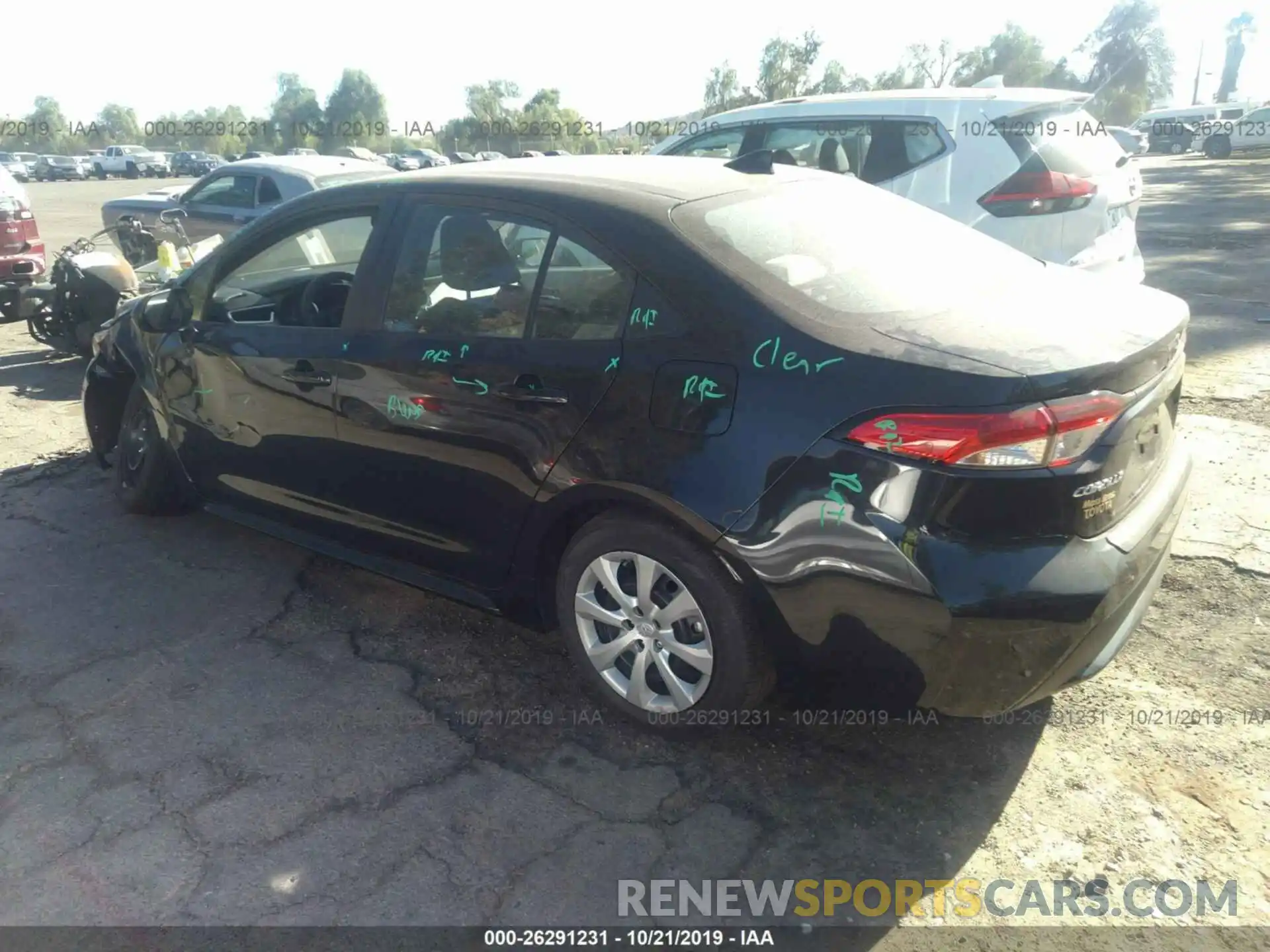 3 Photograph of a damaged car 5YFEPRAE5LP011683 TOYOTA COROLLA 2020