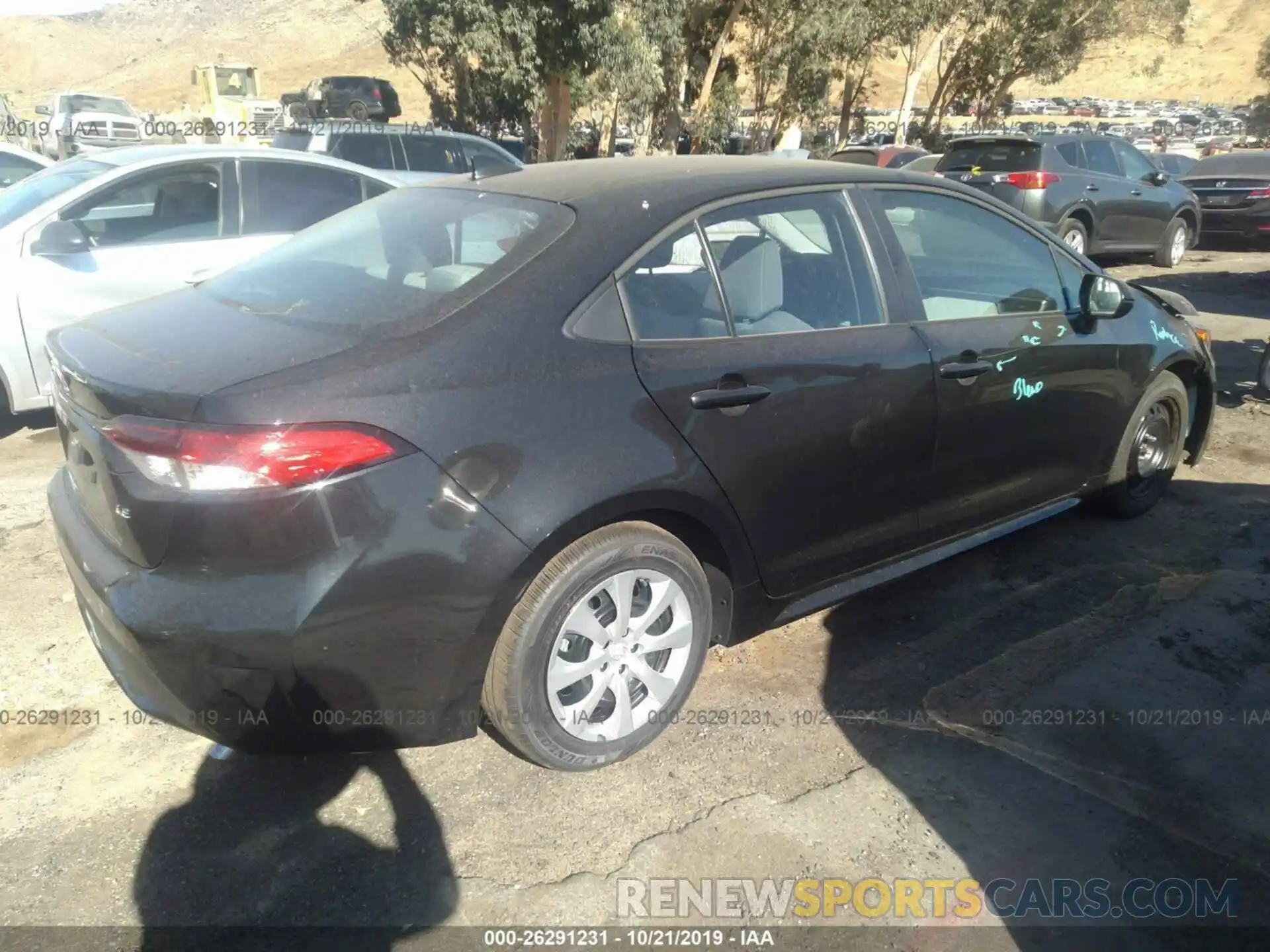 4 Photograph of a damaged car 5YFEPRAE5LP011683 TOYOTA COROLLA 2020