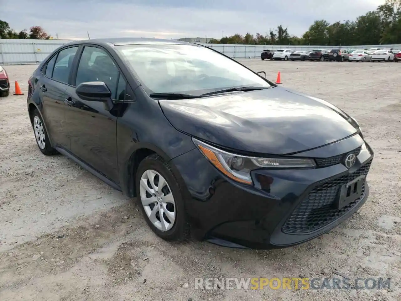 1 Photograph of a damaged car 5YFEPRAE5LP011845 TOYOTA COROLLA 2020