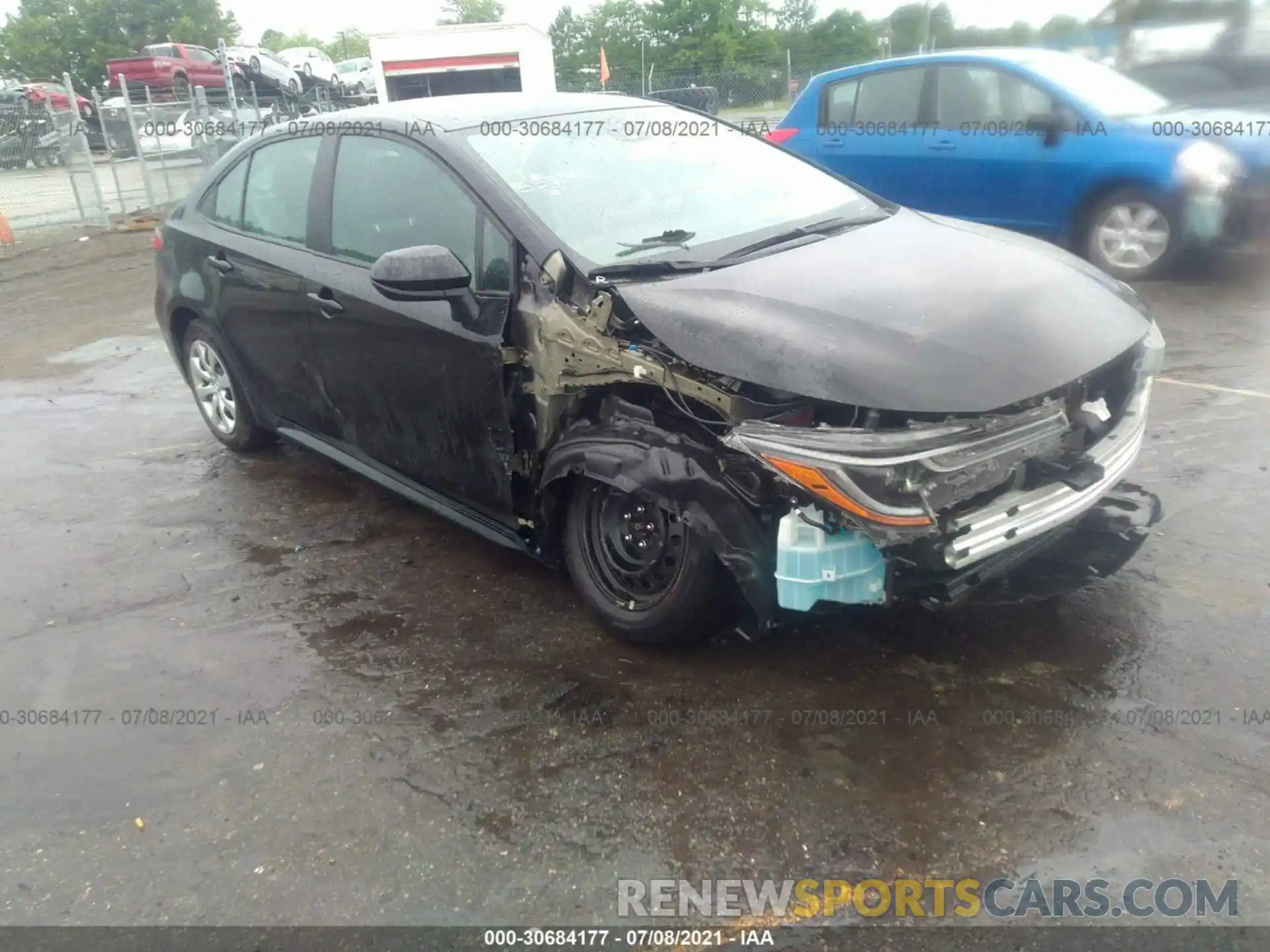 1 Photograph of a damaged car 5YFEPRAE5LP012073 TOYOTA COROLLA 2020