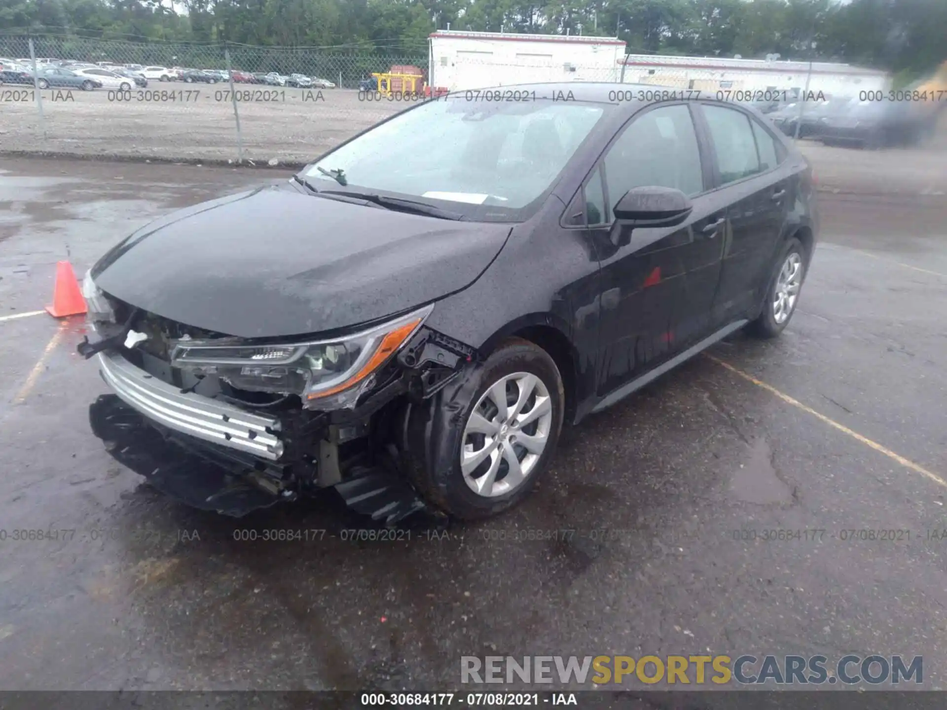 2 Photograph of a damaged car 5YFEPRAE5LP012073 TOYOTA COROLLA 2020