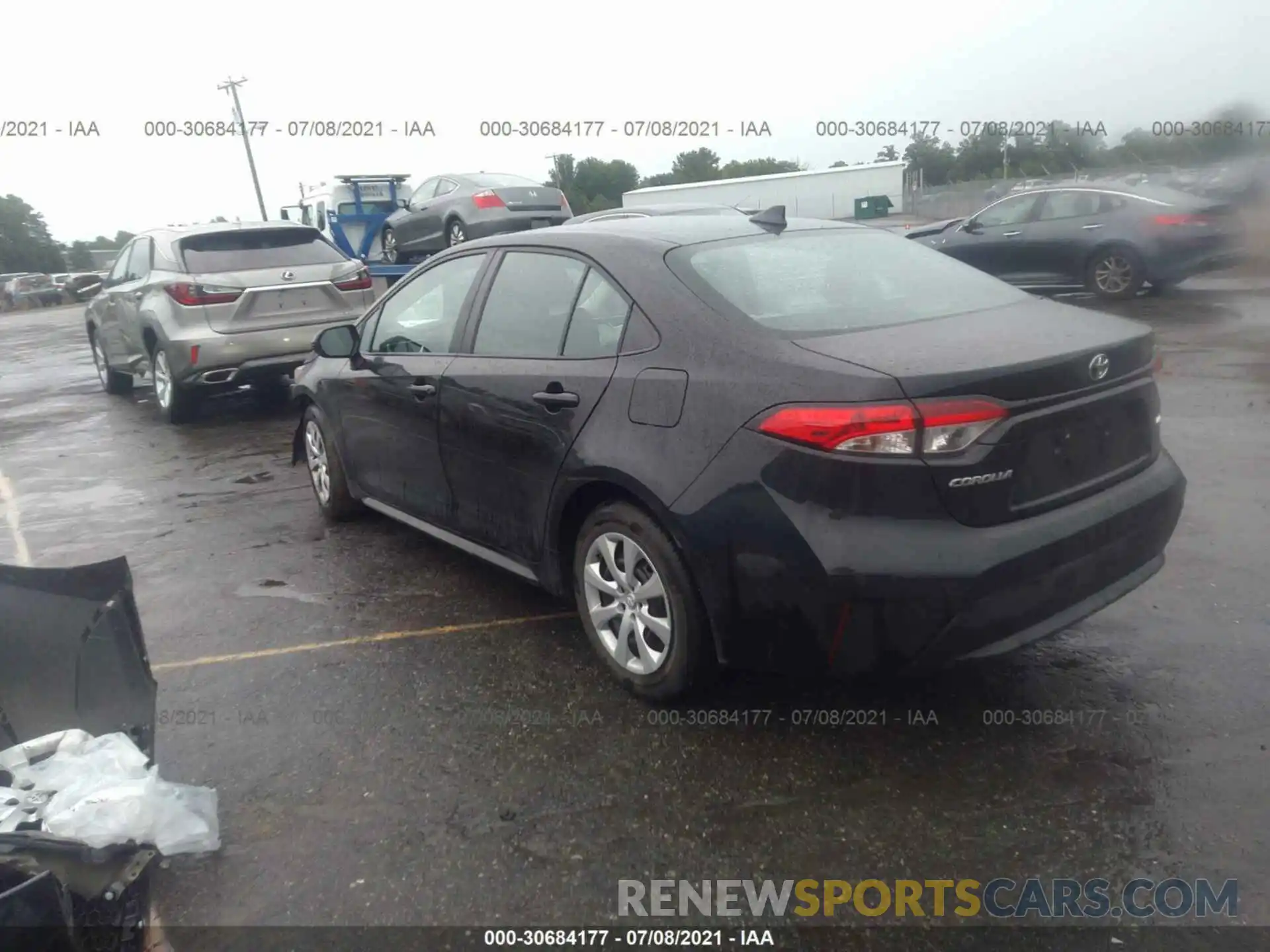 3 Photograph of a damaged car 5YFEPRAE5LP012073 TOYOTA COROLLA 2020