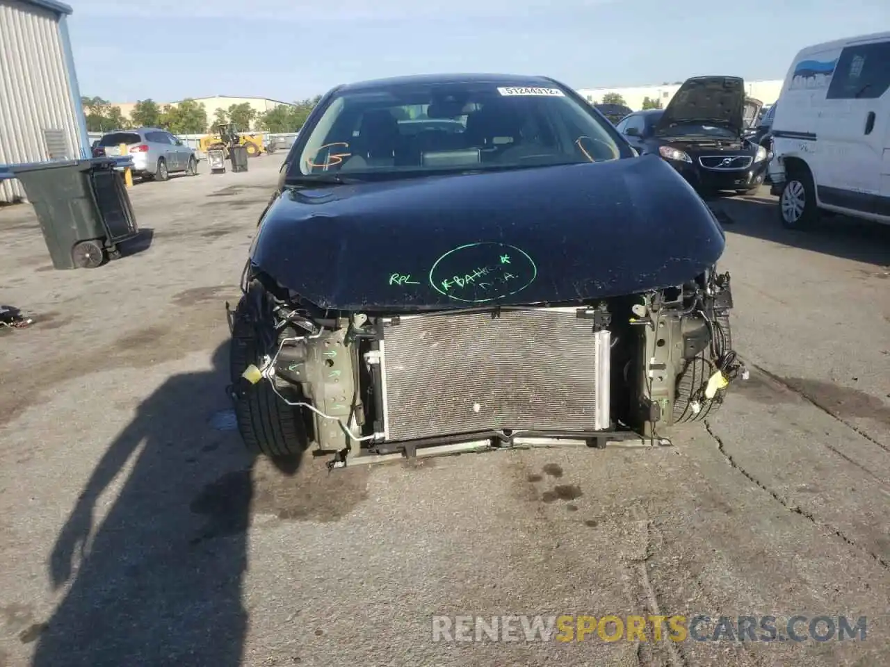 9 Photograph of a damaged car 5YFEPRAE5LP012316 TOYOTA COROLLA 2020