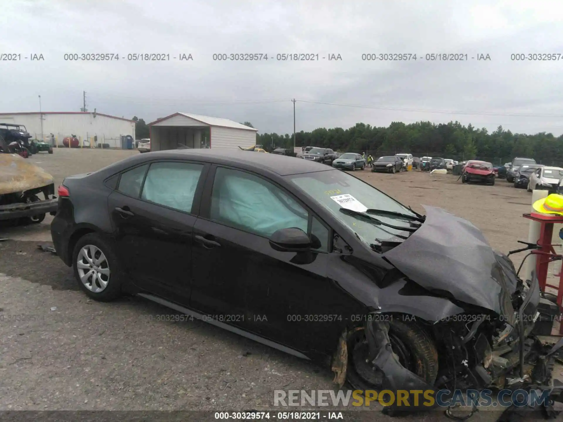 1 Photograph of a damaged car 5YFEPRAE5LP013255 TOYOTA COROLLA 2020