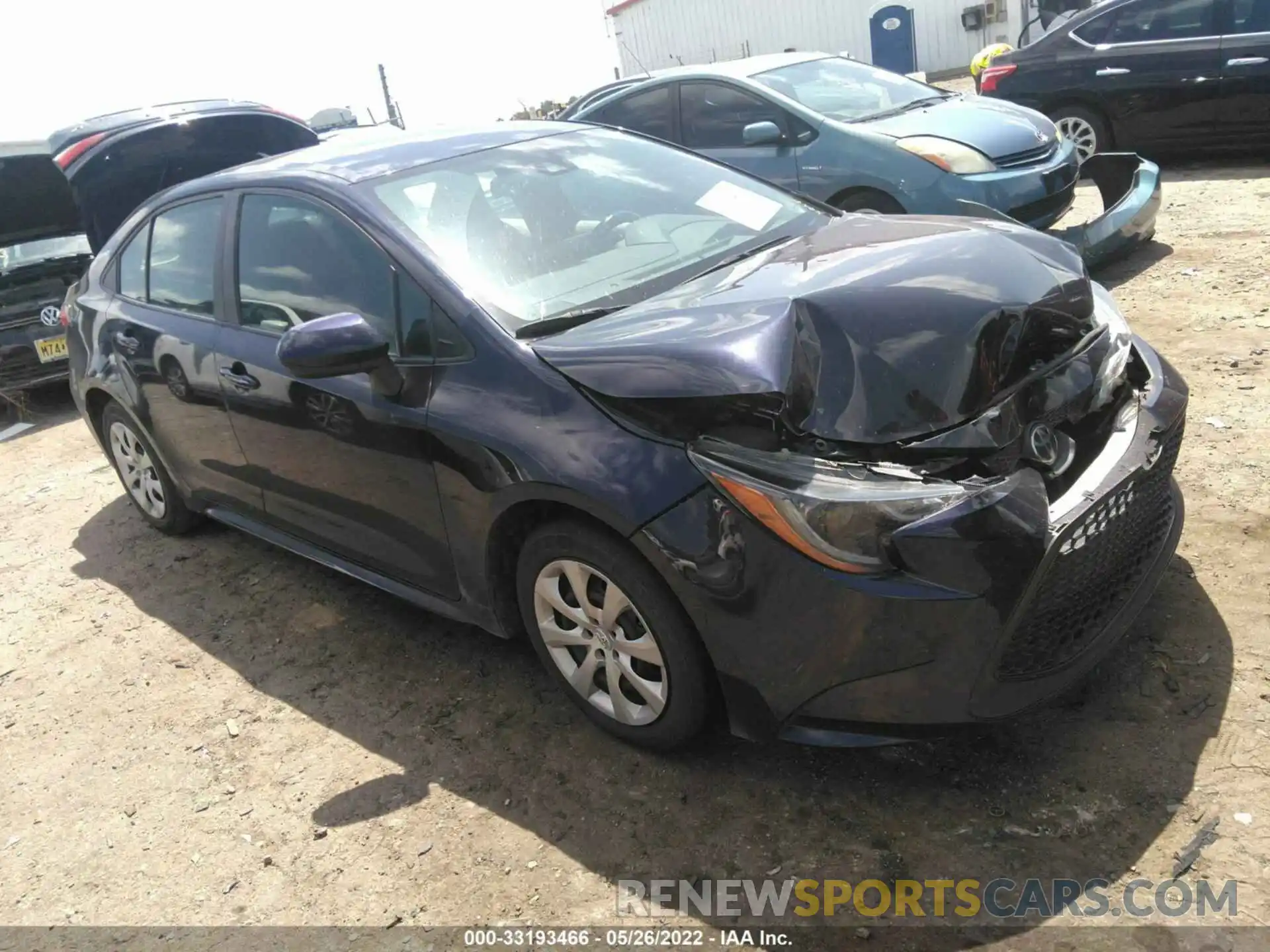 1 Photograph of a damaged car 5YFEPRAE5LP013448 TOYOTA COROLLA 2020