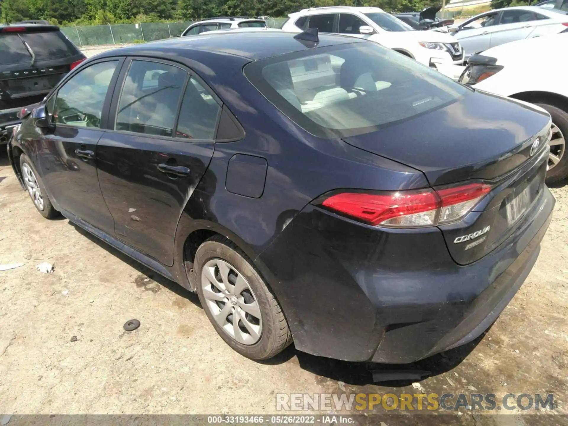 3 Photograph of a damaged car 5YFEPRAE5LP013448 TOYOTA COROLLA 2020