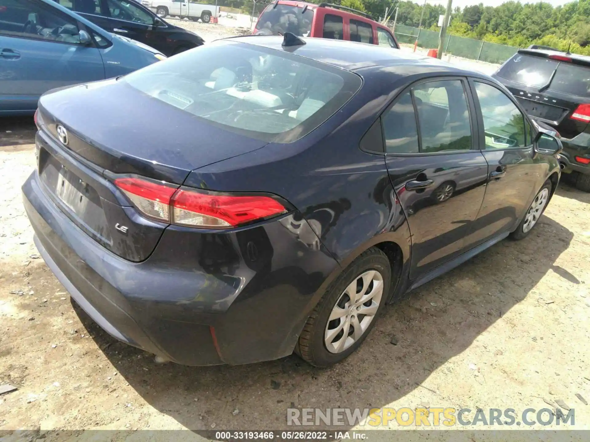 4 Photograph of a damaged car 5YFEPRAE5LP013448 TOYOTA COROLLA 2020