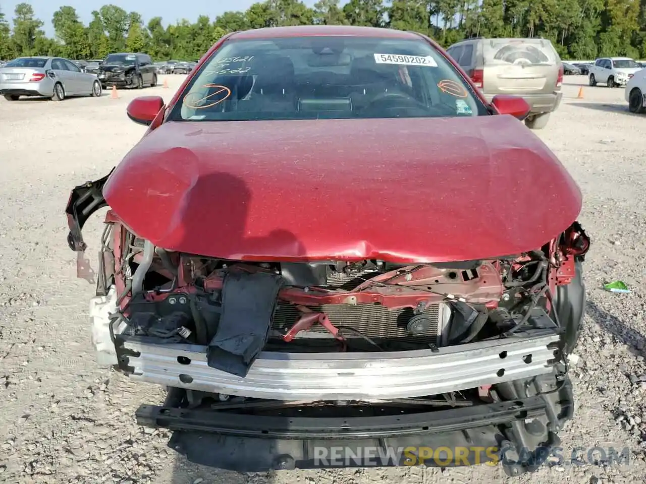 9 Photograph of a damaged car 5YFEPRAE5LP015149 TOYOTA COROLLA 2020