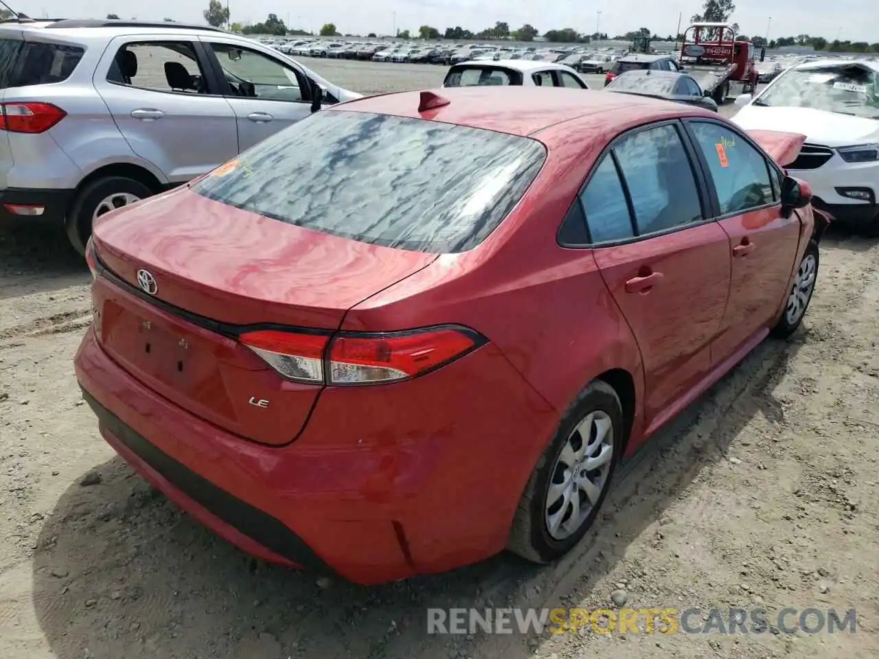 4 Photograph of a damaged car 5YFEPRAE5LP015197 TOYOTA COROLLA 2020