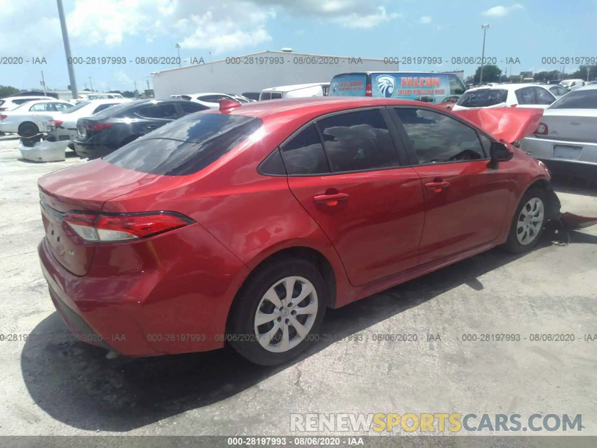 4 Photograph of a damaged car 5YFEPRAE5LP017225 TOYOTA COROLLA 2020