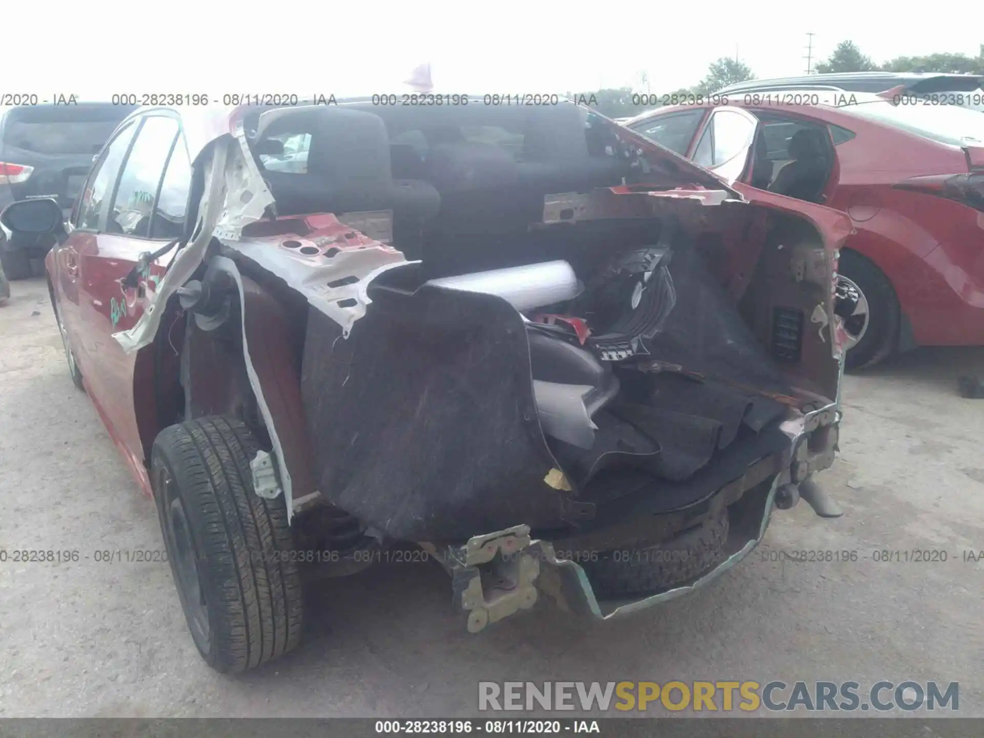 6 Фотография поврежденного автомобиля 5YFEPRAE5LP017791 TOYOTA COROLLA 2020