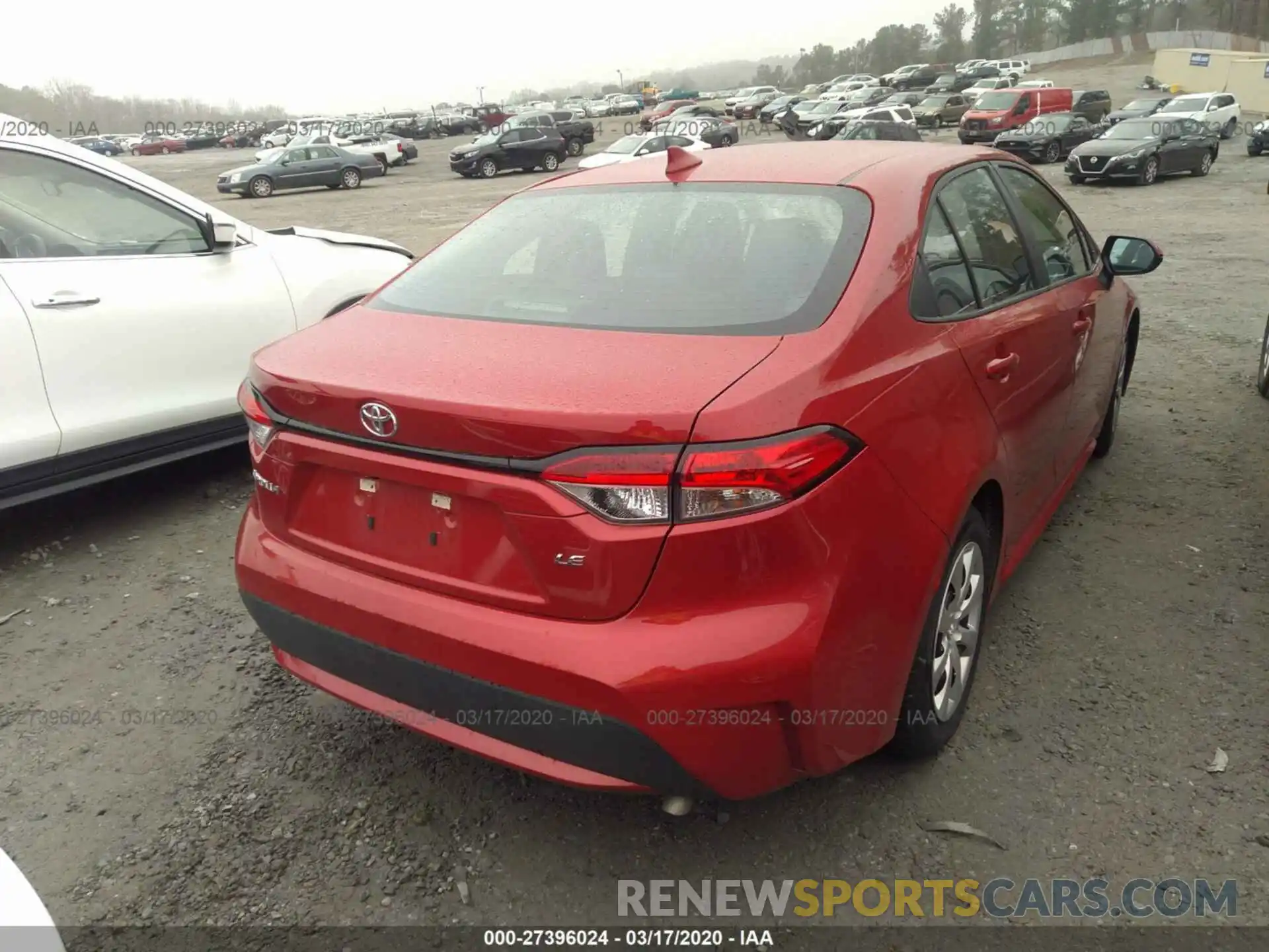 4 Photograph of a damaged car 5YFEPRAE5LP017922 TOYOTA COROLLA 2020