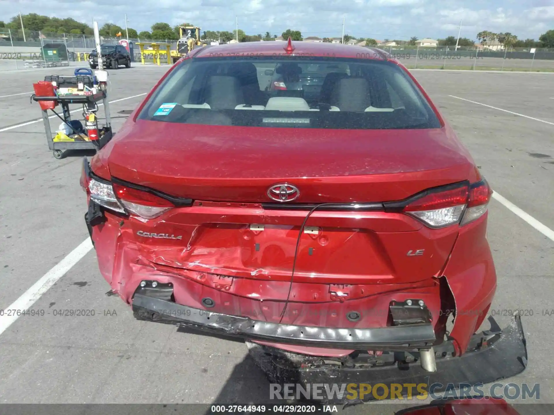 6 Photograph of a damaged car 5YFEPRAE5LP017970 TOYOTA COROLLA 2020