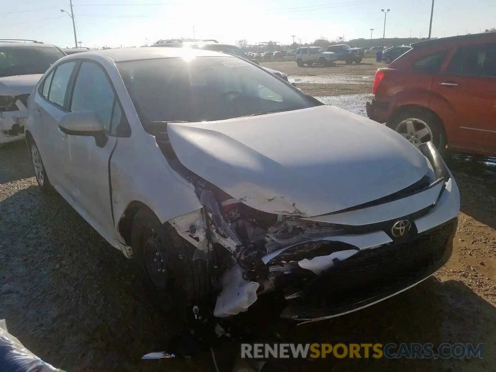 1 Photograph of a damaged car 5YFEPRAE5LP018620 TOYOTA COROLLA 2020