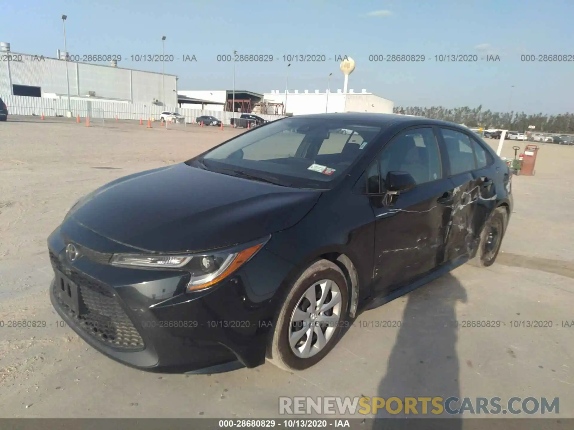 2 Photograph of a damaged car 5YFEPRAE5LP018875 TOYOTA COROLLA 2020