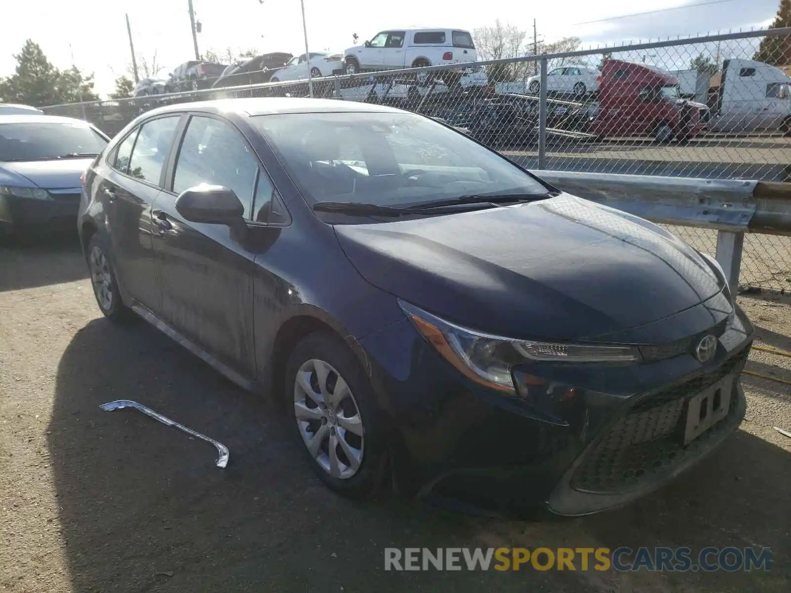 1 Photograph of a damaged car 5YFEPRAE5LP019041 TOYOTA COROLLA 2020