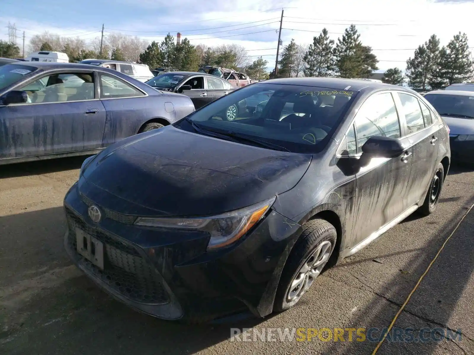 2 Photograph of a damaged car 5YFEPRAE5LP019041 TOYOTA COROLLA 2020