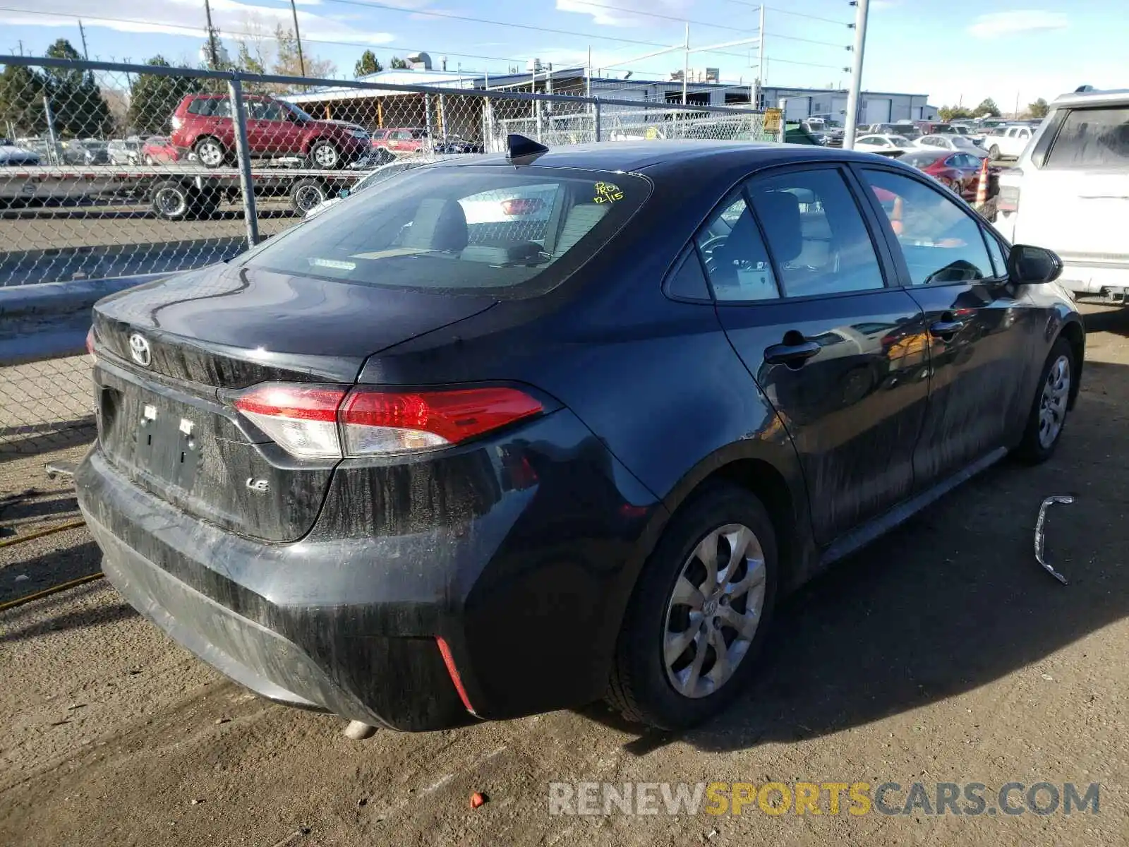 4 Photograph of a damaged car 5YFEPRAE5LP019041 TOYOTA COROLLA 2020