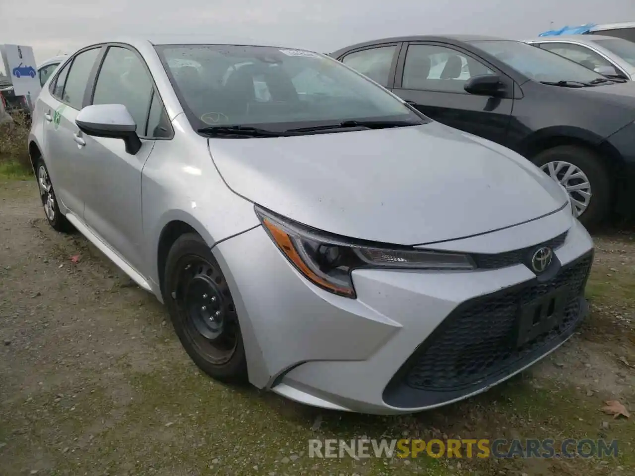 1 Photograph of a damaged car 5YFEPRAE5LP020349 TOYOTA COROLLA 2020