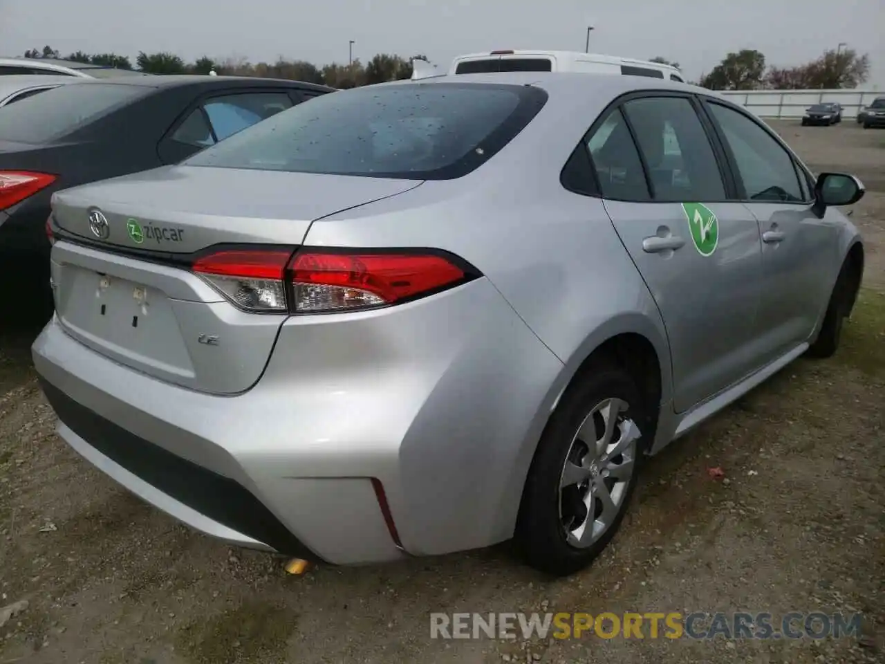 4 Photograph of a damaged car 5YFEPRAE5LP020349 TOYOTA COROLLA 2020