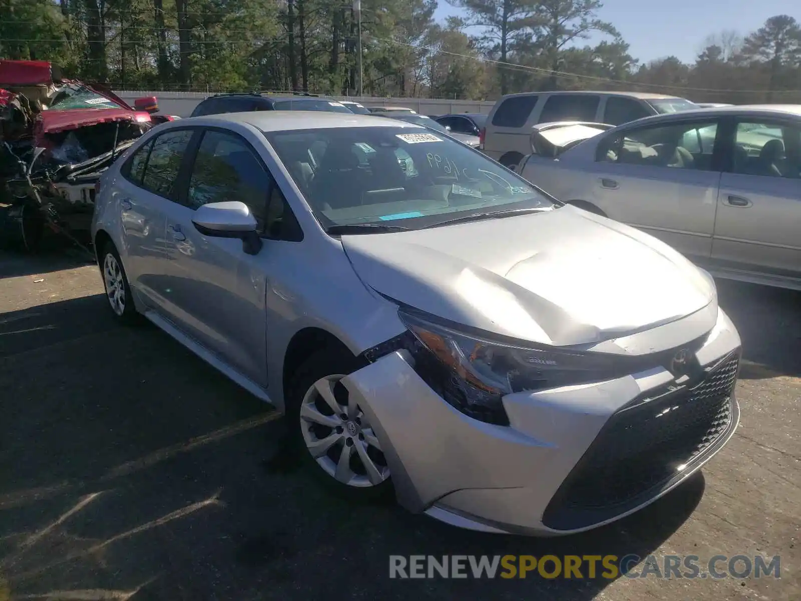 1 Photograph of a damaged car 5YFEPRAE5LP023235 TOYOTA COROLLA 2020