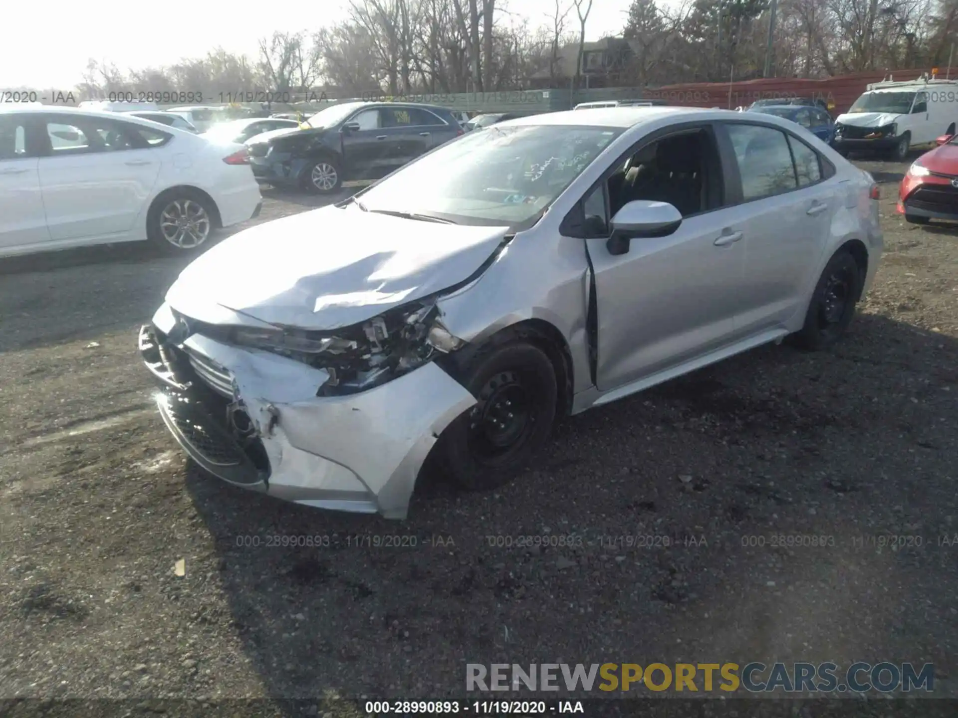 2 Photograph of a damaged car 5YFEPRAE5LP023252 TOYOTA COROLLA 2020