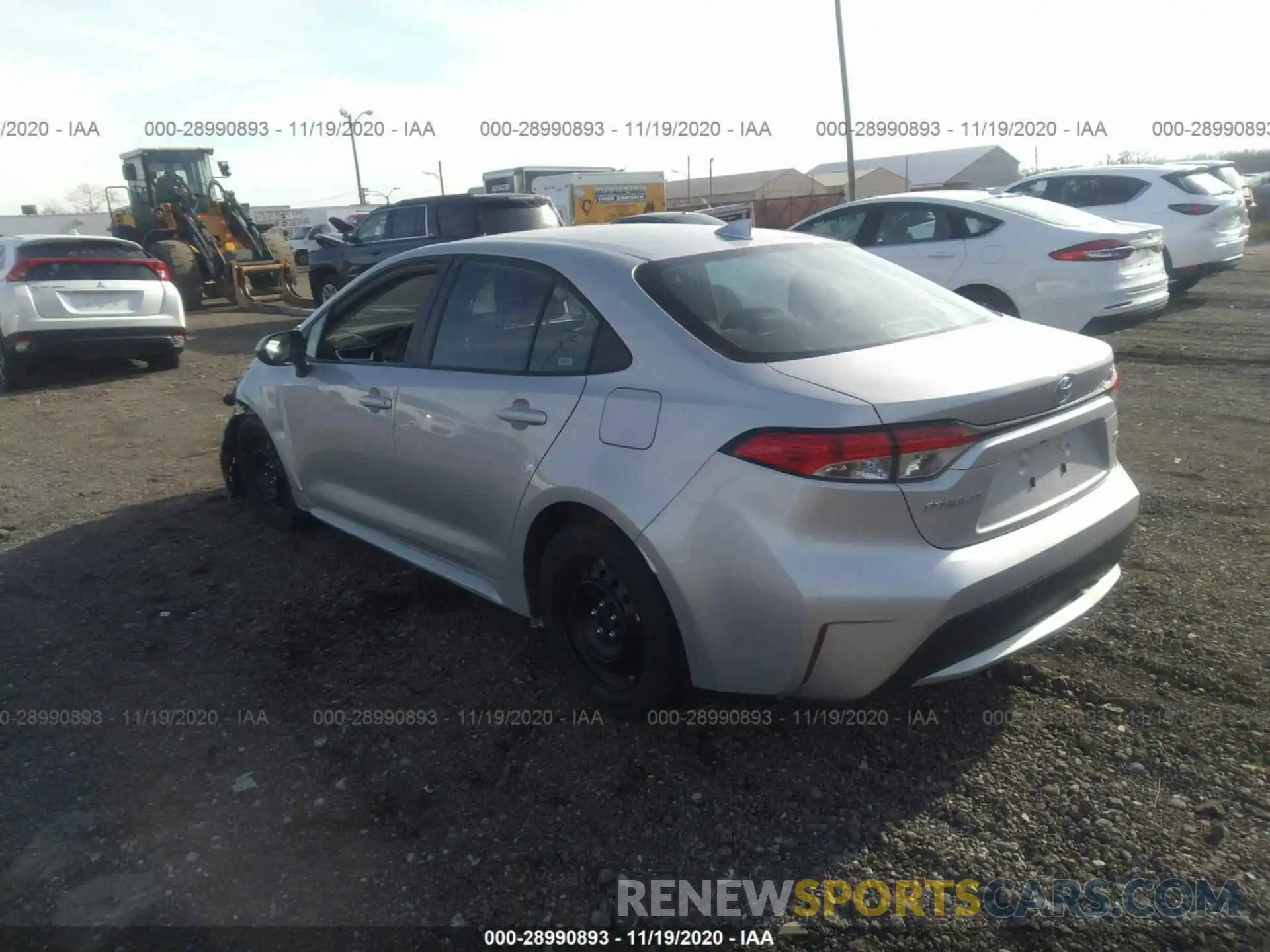 3 Photograph of a damaged car 5YFEPRAE5LP023252 TOYOTA COROLLA 2020