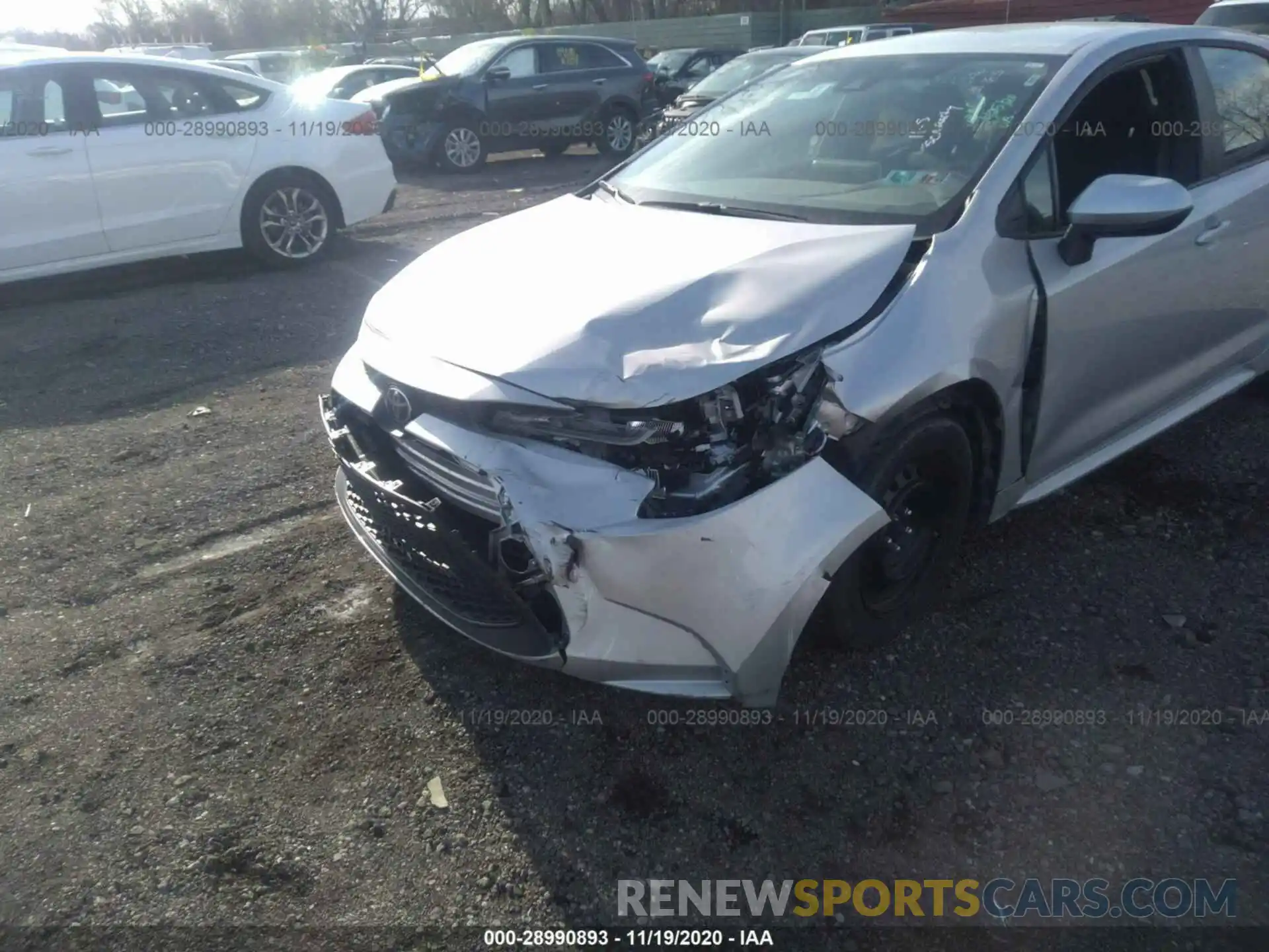 6 Photograph of a damaged car 5YFEPRAE5LP023252 TOYOTA COROLLA 2020