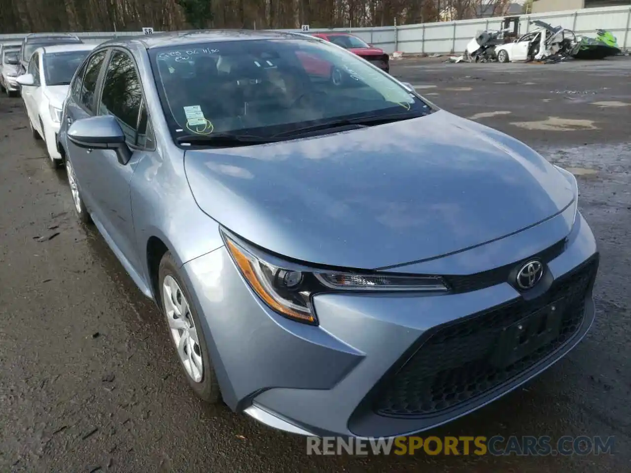 1 Photograph of a damaged car 5YFEPRAE5LP023297 TOYOTA COROLLA 2020