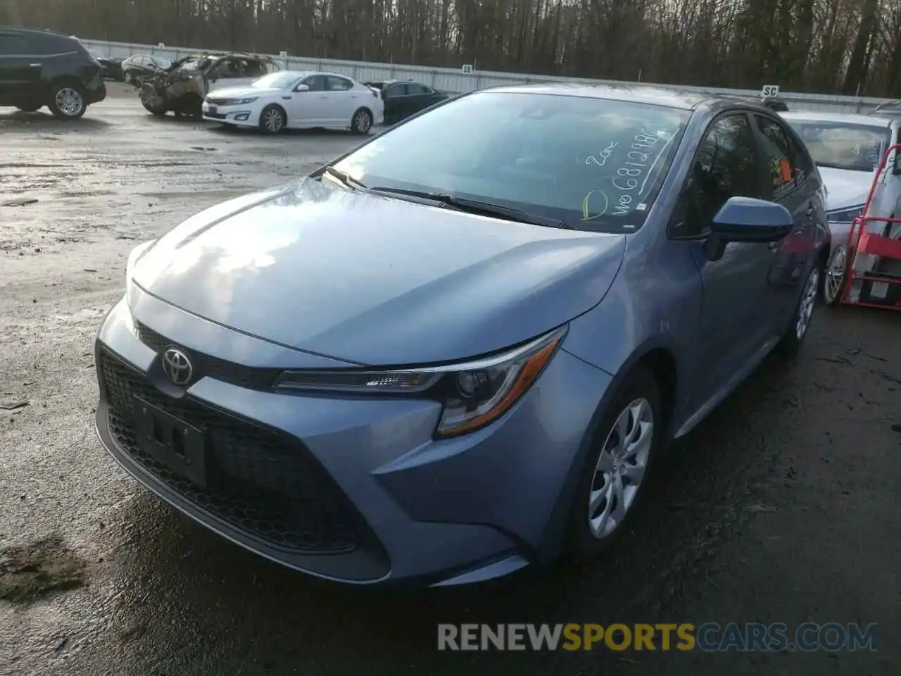 2 Photograph of a damaged car 5YFEPRAE5LP023297 TOYOTA COROLLA 2020