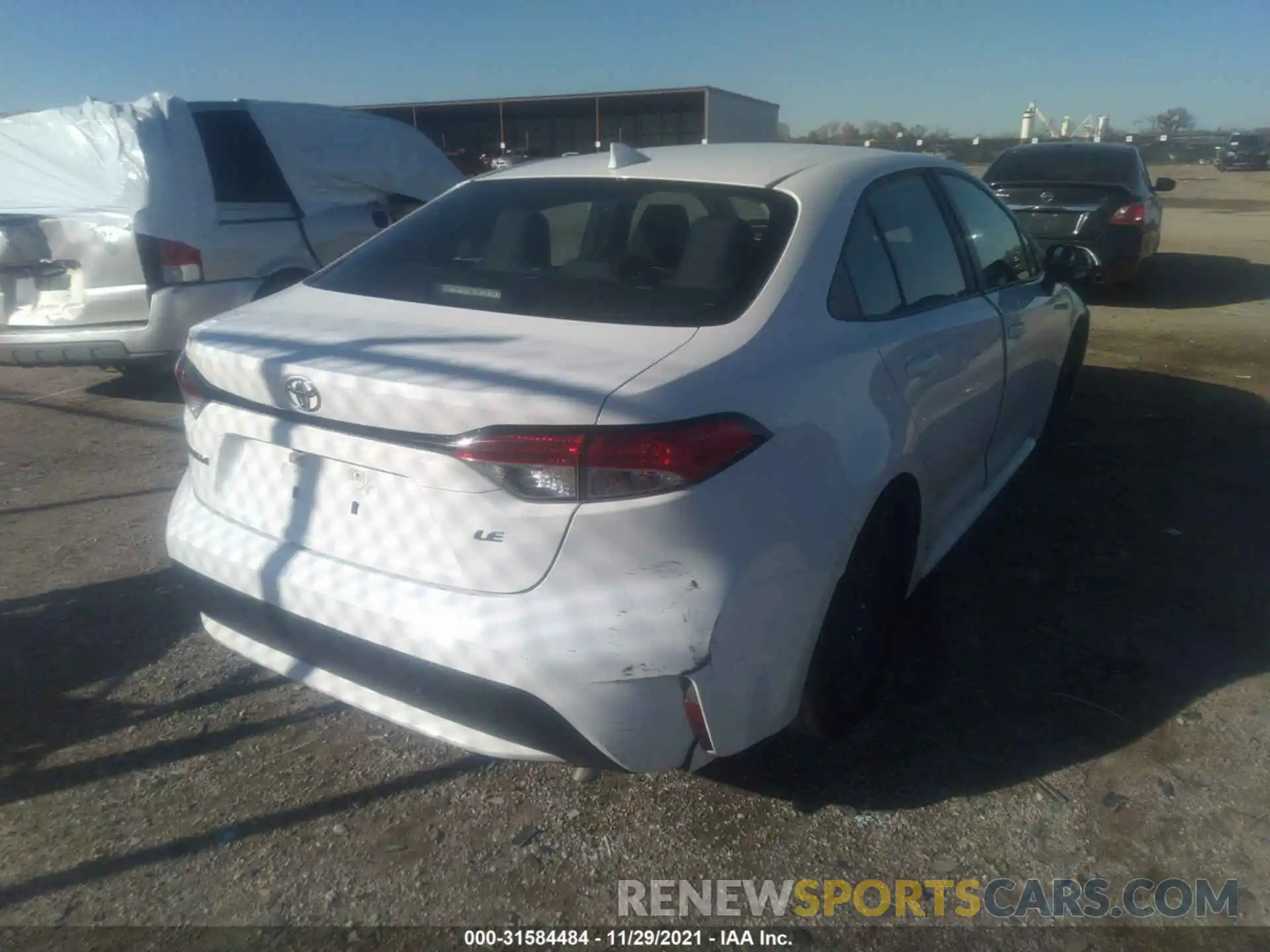 4 Photograph of a damaged car 5YFEPRAE5LP026054 TOYOTA COROLLA 2020