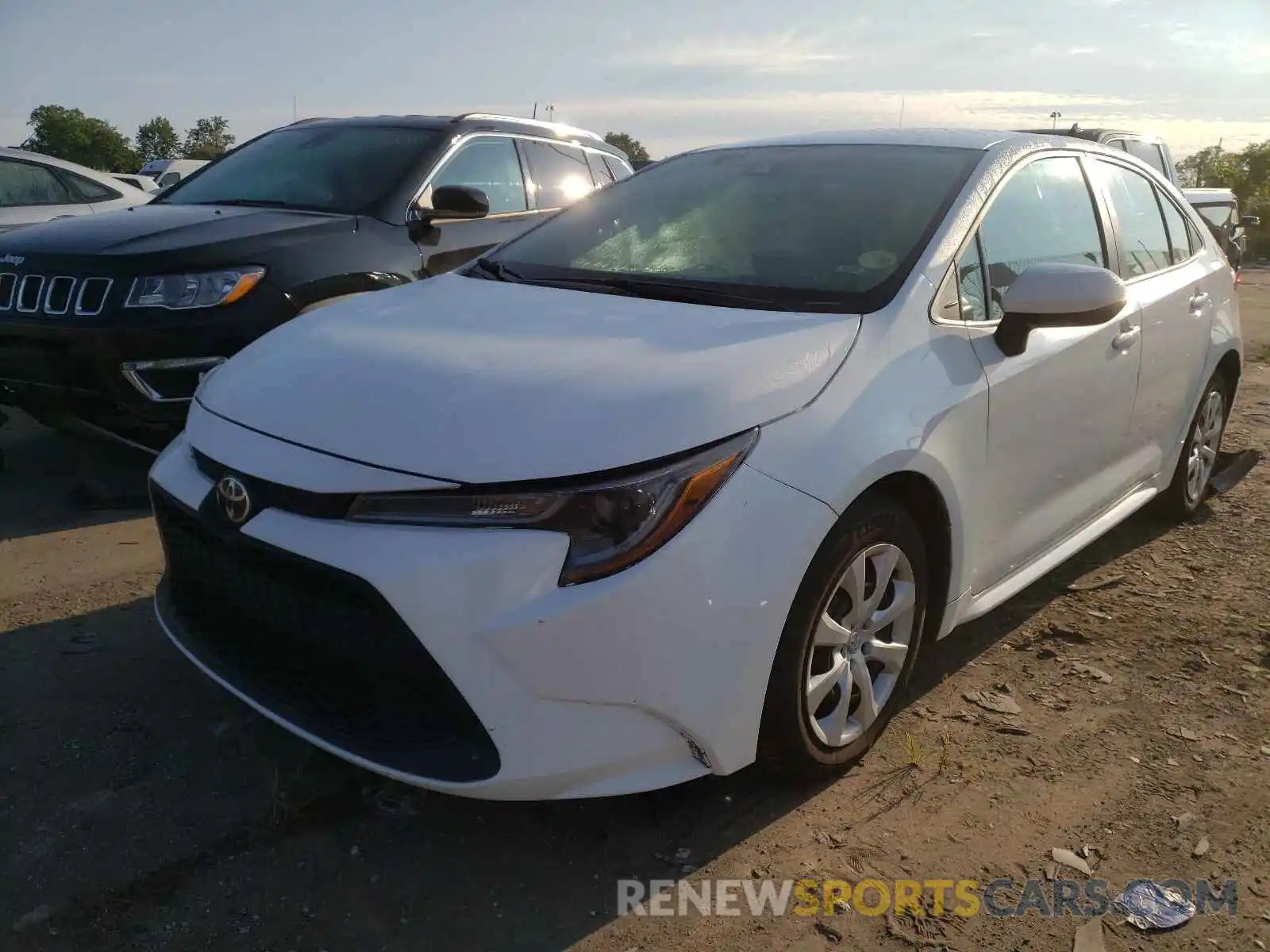 2 Photograph of a damaged car 5YFEPRAE5LP026748 TOYOTA COROLLA 2020