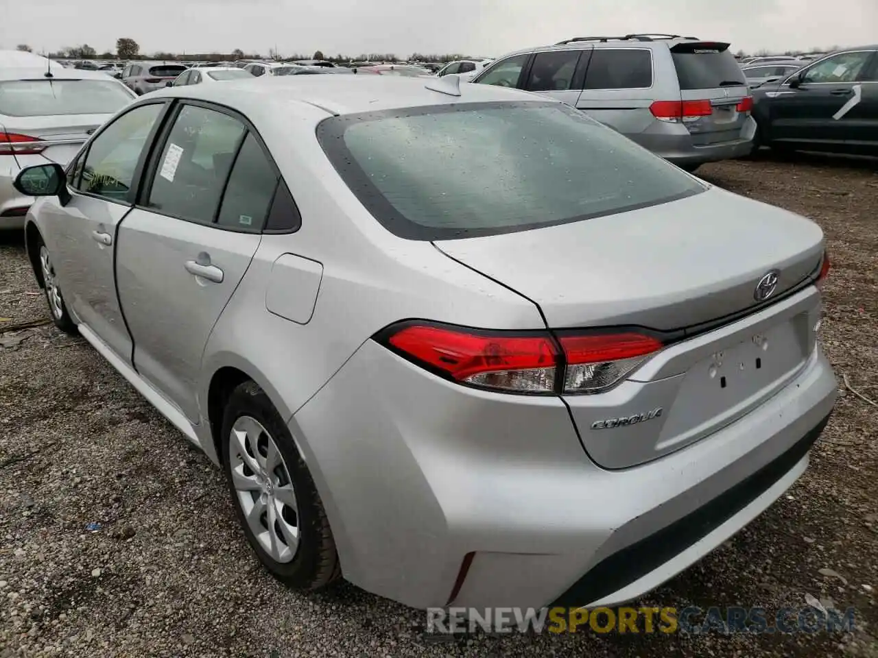 3 Photograph of a damaged car 5YFEPRAE5LP027740 TOYOTA COROLLA 2020