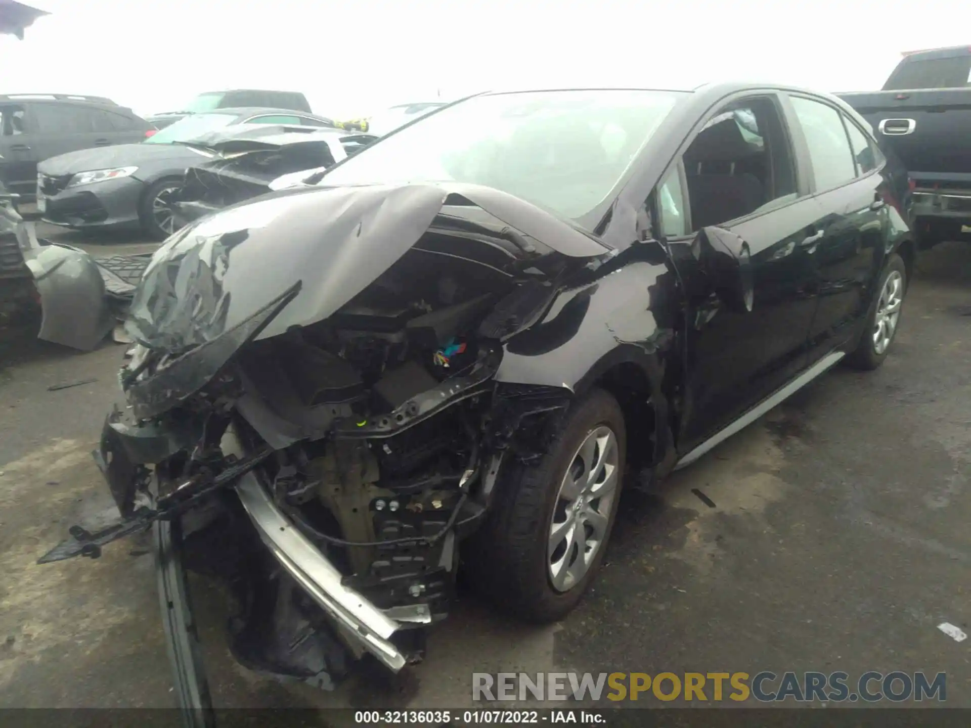 2 Photograph of a damaged car 5YFEPRAE5LP028659 TOYOTA COROLLA 2020