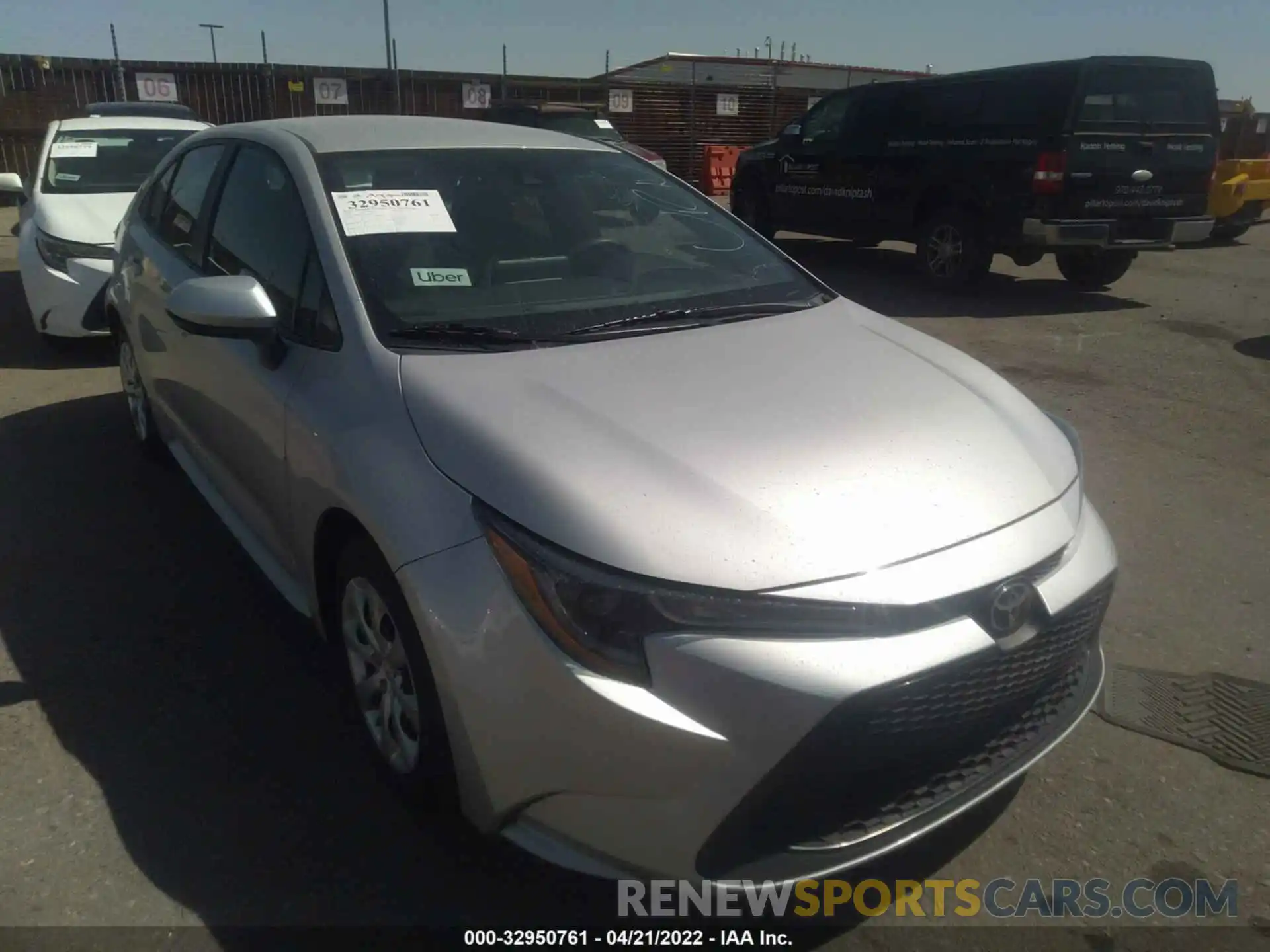 1 Photograph of a damaged car 5YFEPRAE5LP028872 TOYOTA COROLLA 2020