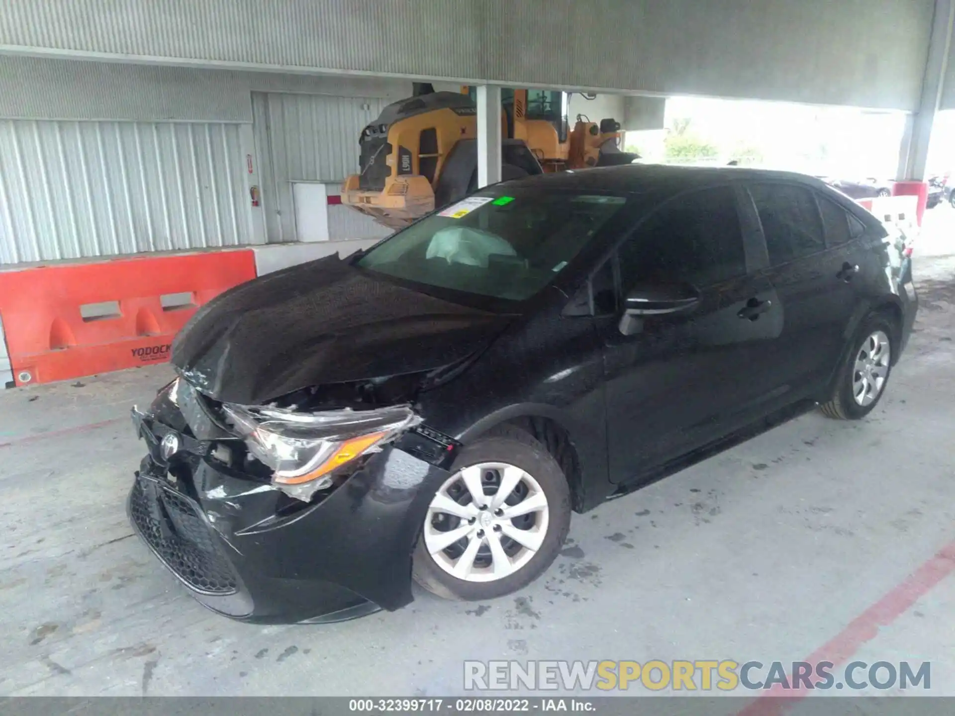 2 Photograph of a damaged car 5YFEPRAE5LP029004 TOYOTA COROLLA 2020