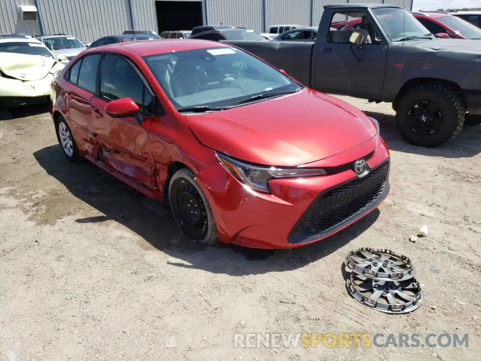 1 Photograph of a damaged car 5YFEPRAE5LP029293 TOYOTA COROLLA 2020