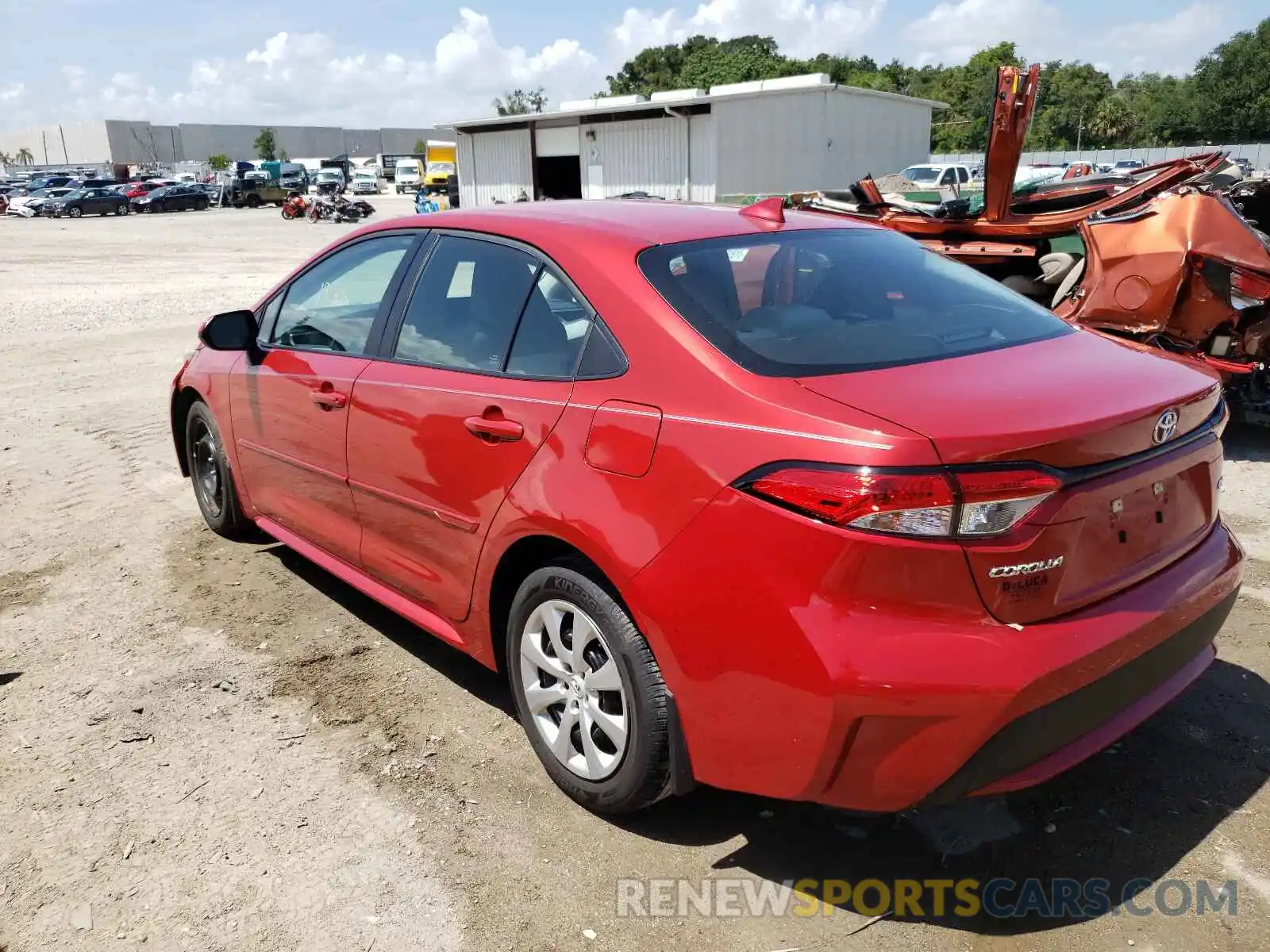 3 Photograph of a damaged car 5YFEPRAE5LP029293 TOYOTA COROLLA 2020