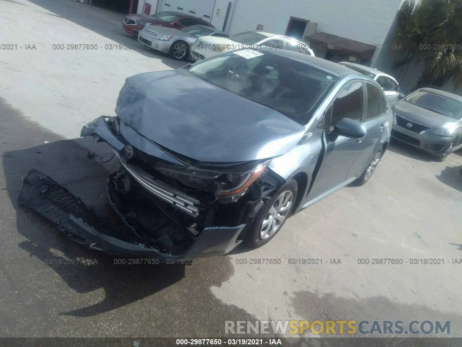 2 Photograph of a damaged car 5YFEPRAE5LP030024 TOYOTA COROLLA 2020