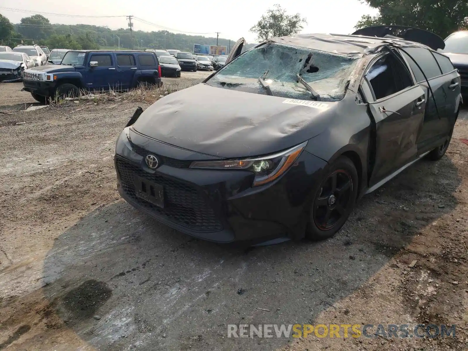 2 Photograph of a damaged car 5YFEPRAE5LP030122 TOYOTA COROLLA 2020