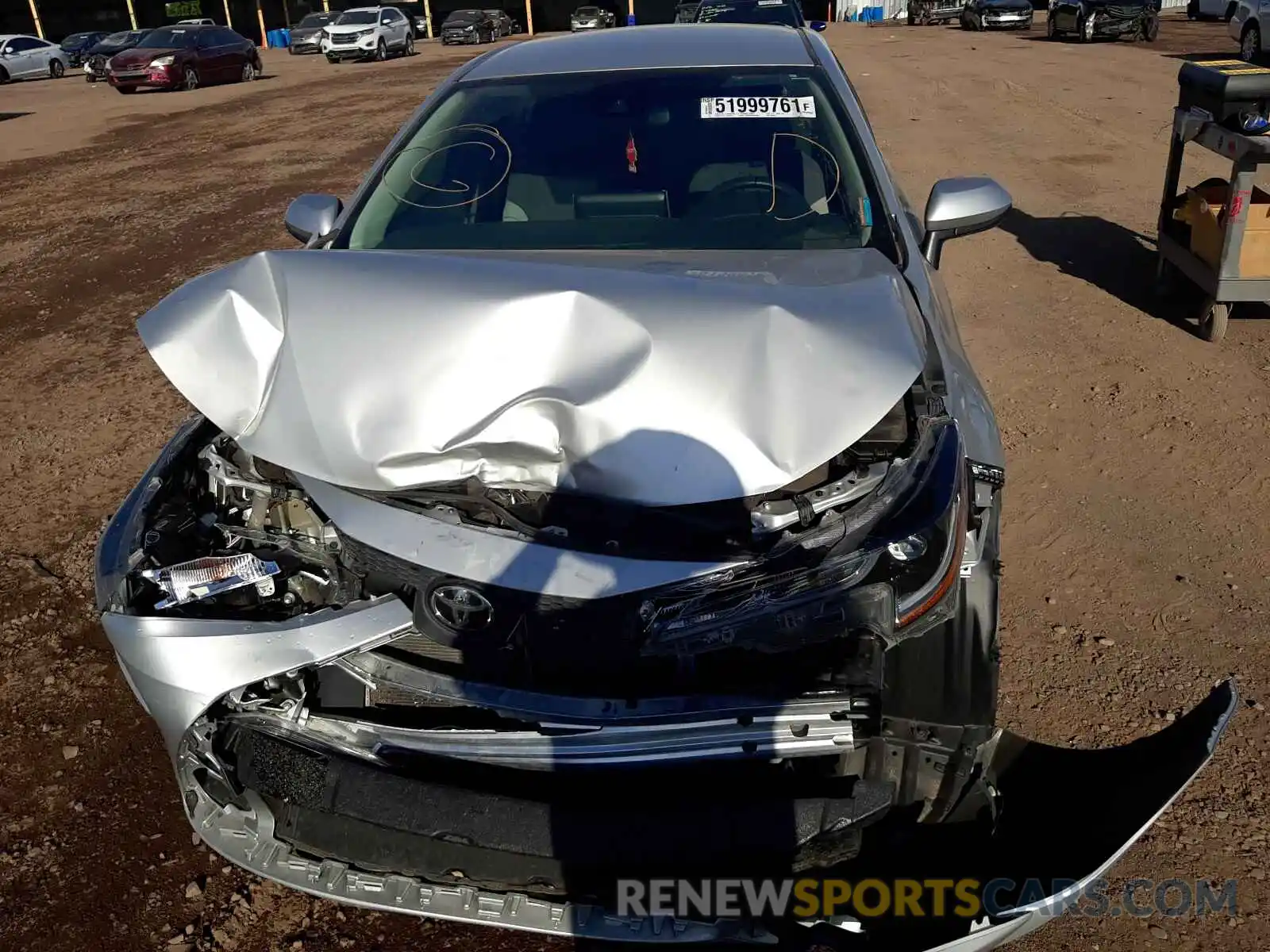 7 Photograph of a damaged car 5YFEPRAE5LP030296 TOYOTA COROLLA 2020